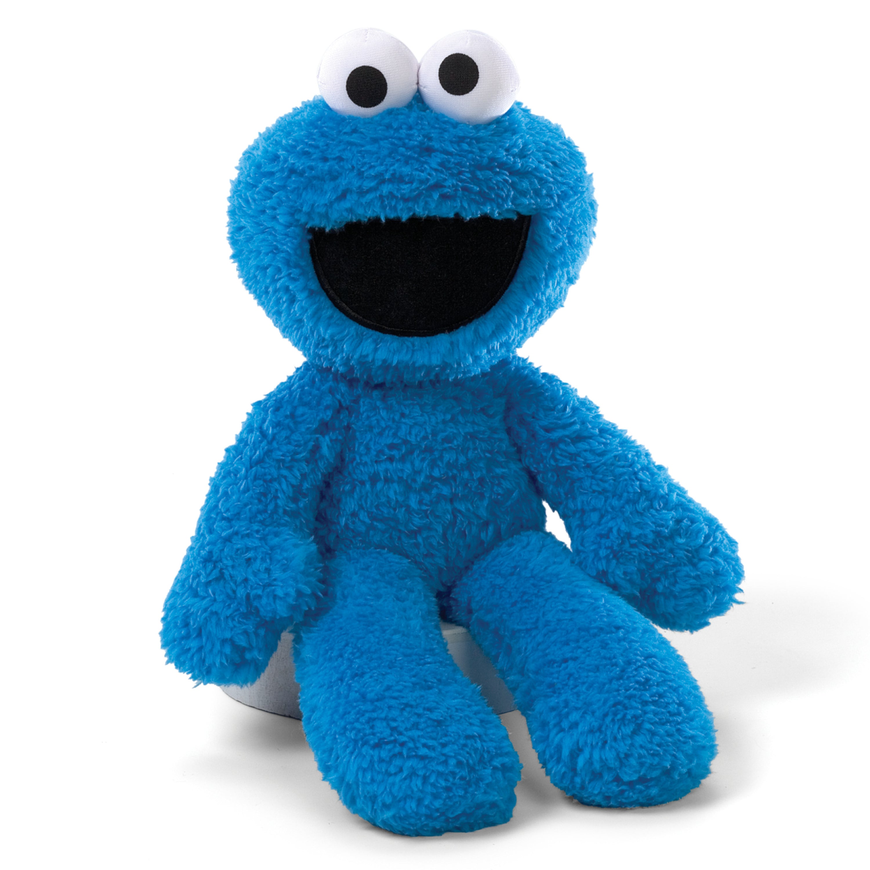 GUND Sesame Street Official Cookie Monster Take Along Buddy Plush, Premium Plush Toy for Ages 1 & Up, Blue, 13”