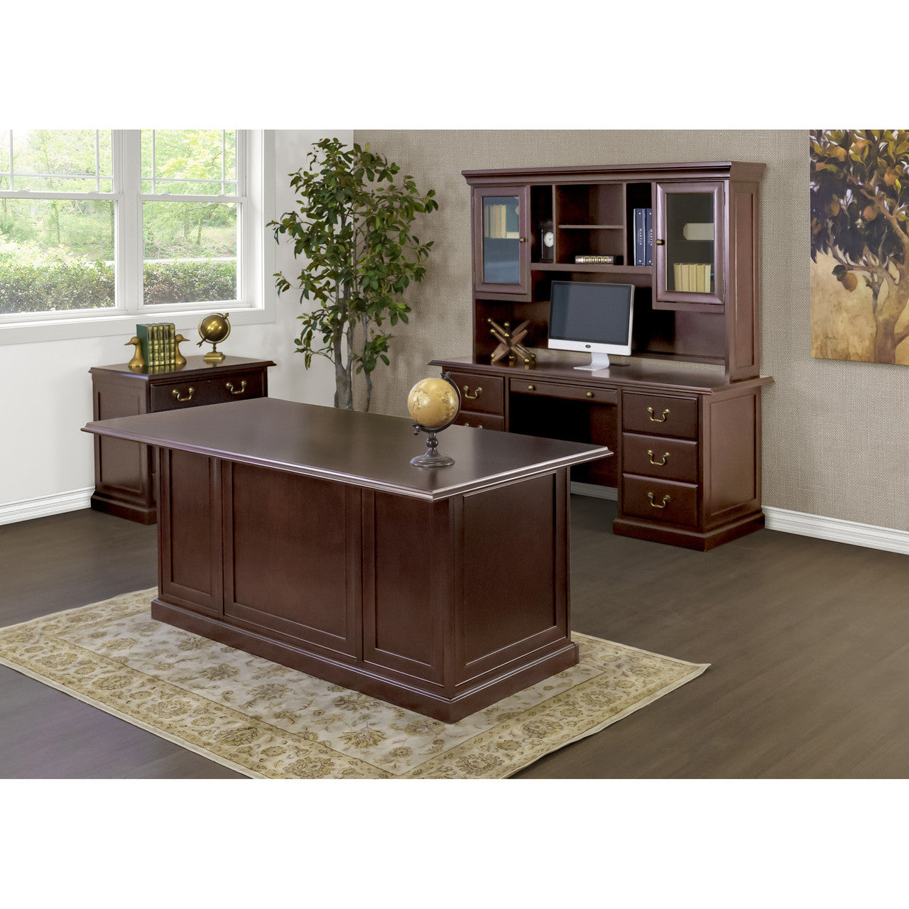 OfficeSource Rowland Executive Typical - Mahogany