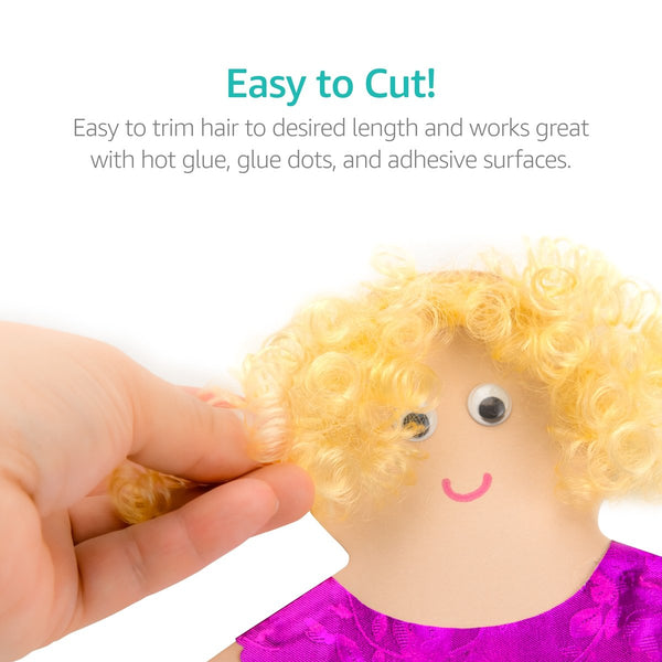 Curly Hair - 2 oz., Blonde