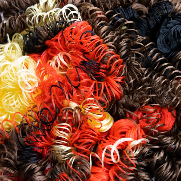 Curly Hair - 4 oz., Black