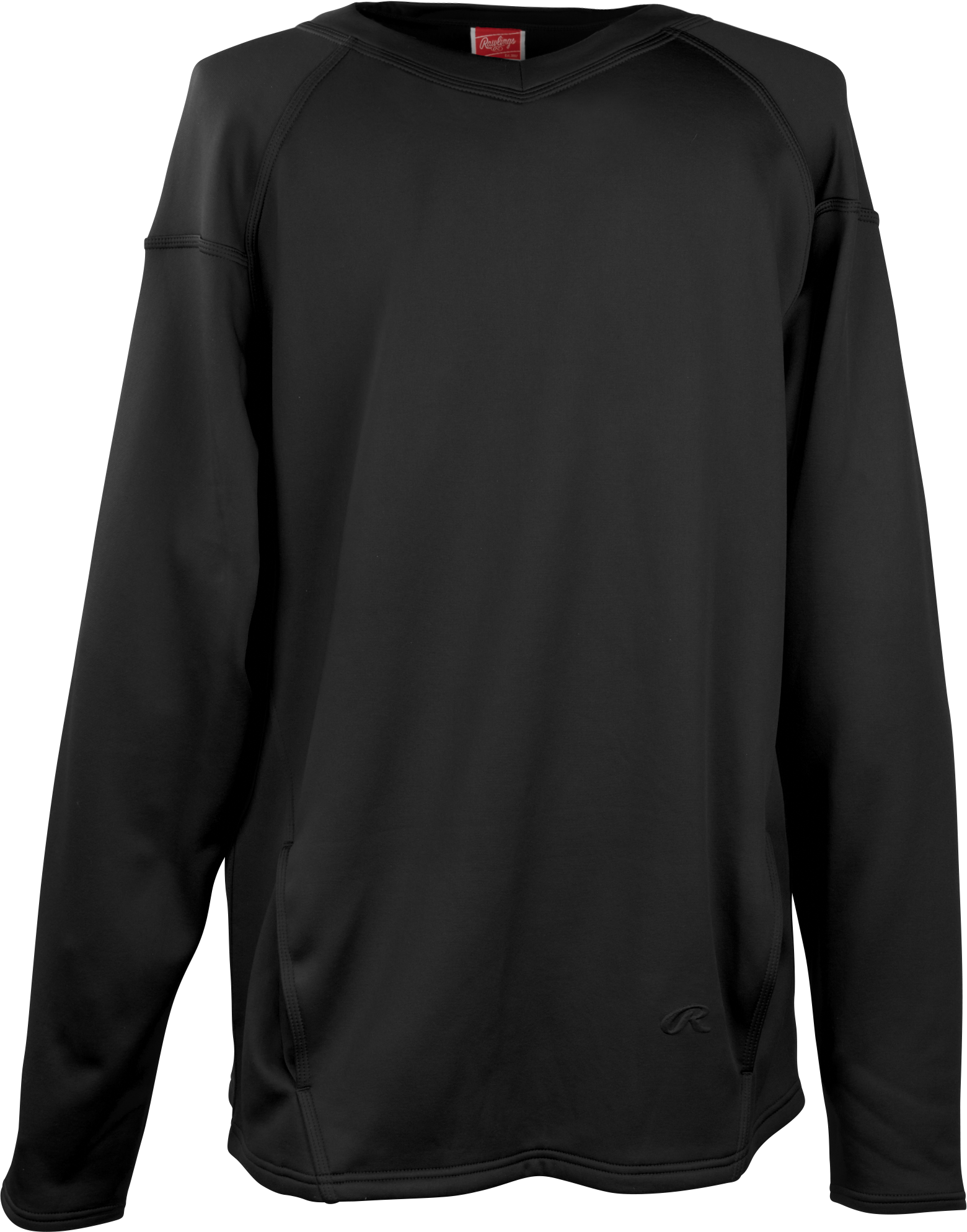 Rawlings Youth Performance Dugout Fleece Pullover - Small - Black