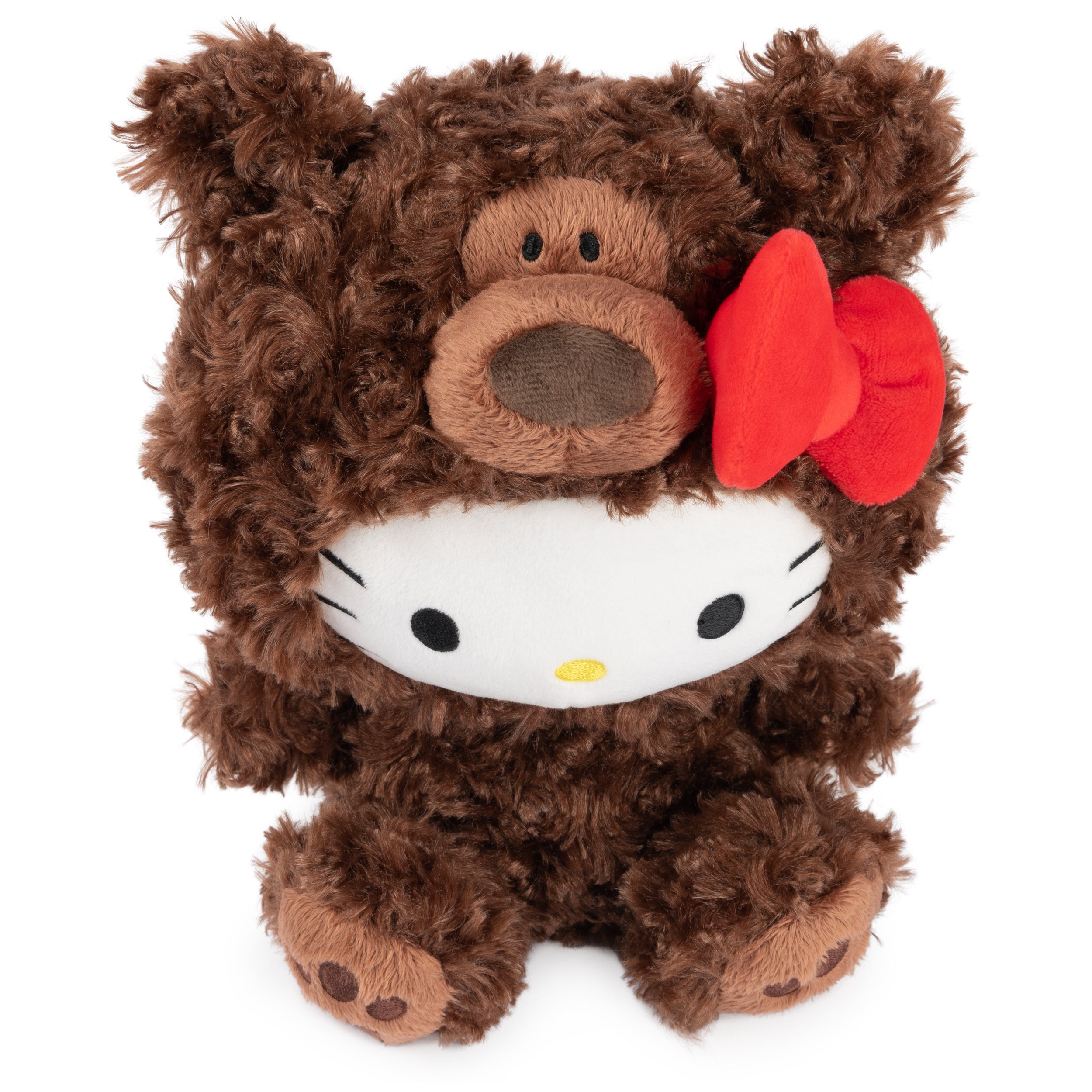 GUND Sanrio Hello Kitty Philbin Teddy Bear Plush Toy, Premium Stuffed Animal for Ages 1 and Up, Brown, 10”