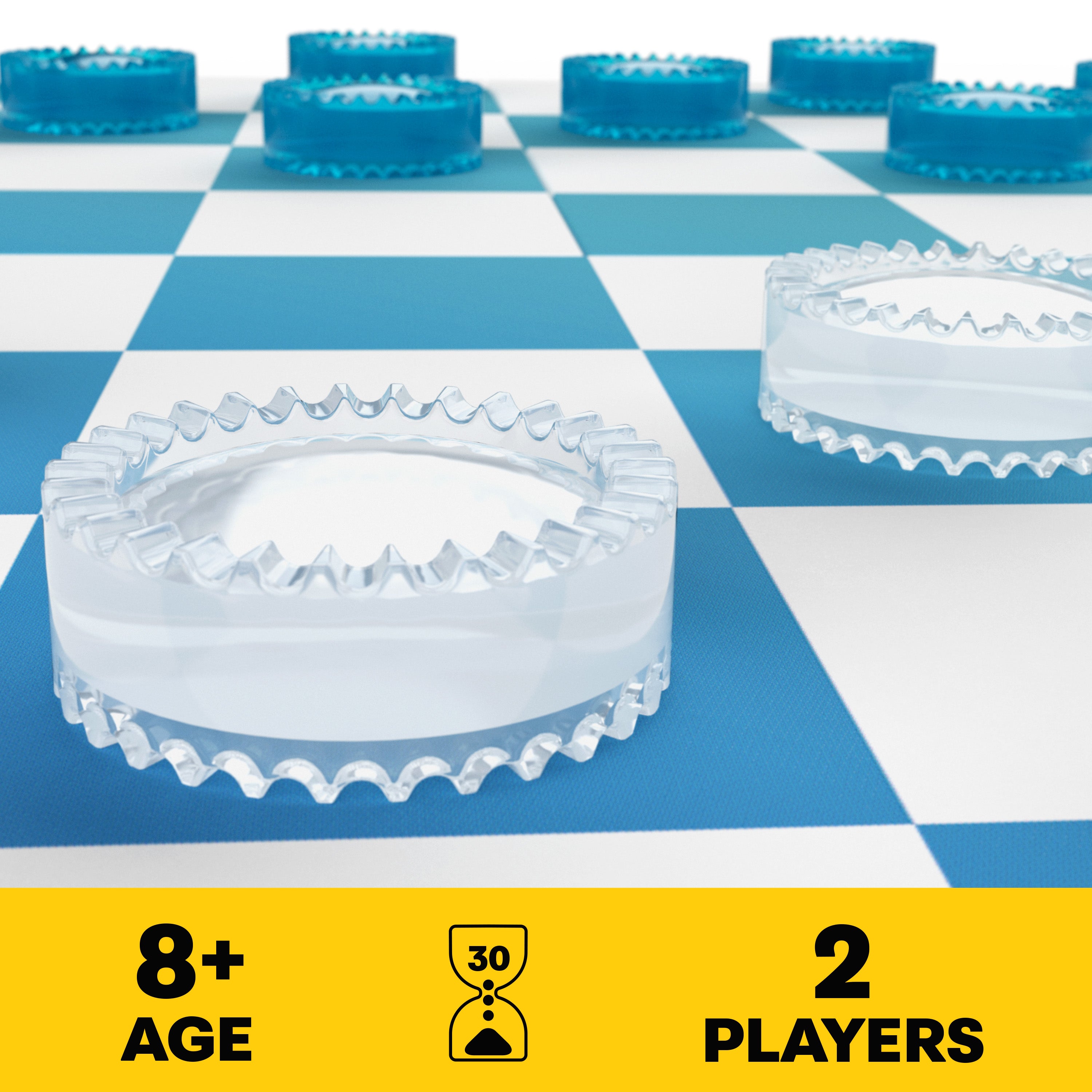 Pack & Go Chess & Checkers Board Game from Spin Master Games Portable 2-Player Games Chess Board Chess Set for Adults and Kids Ages 8 and up