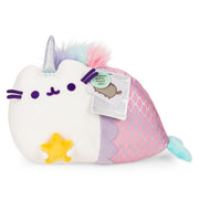 GUND Pusheen Magical Lights Mermaid Pusheenicorn Touch-Activated Light Up Cat Plush Stuffed Animal, 12”