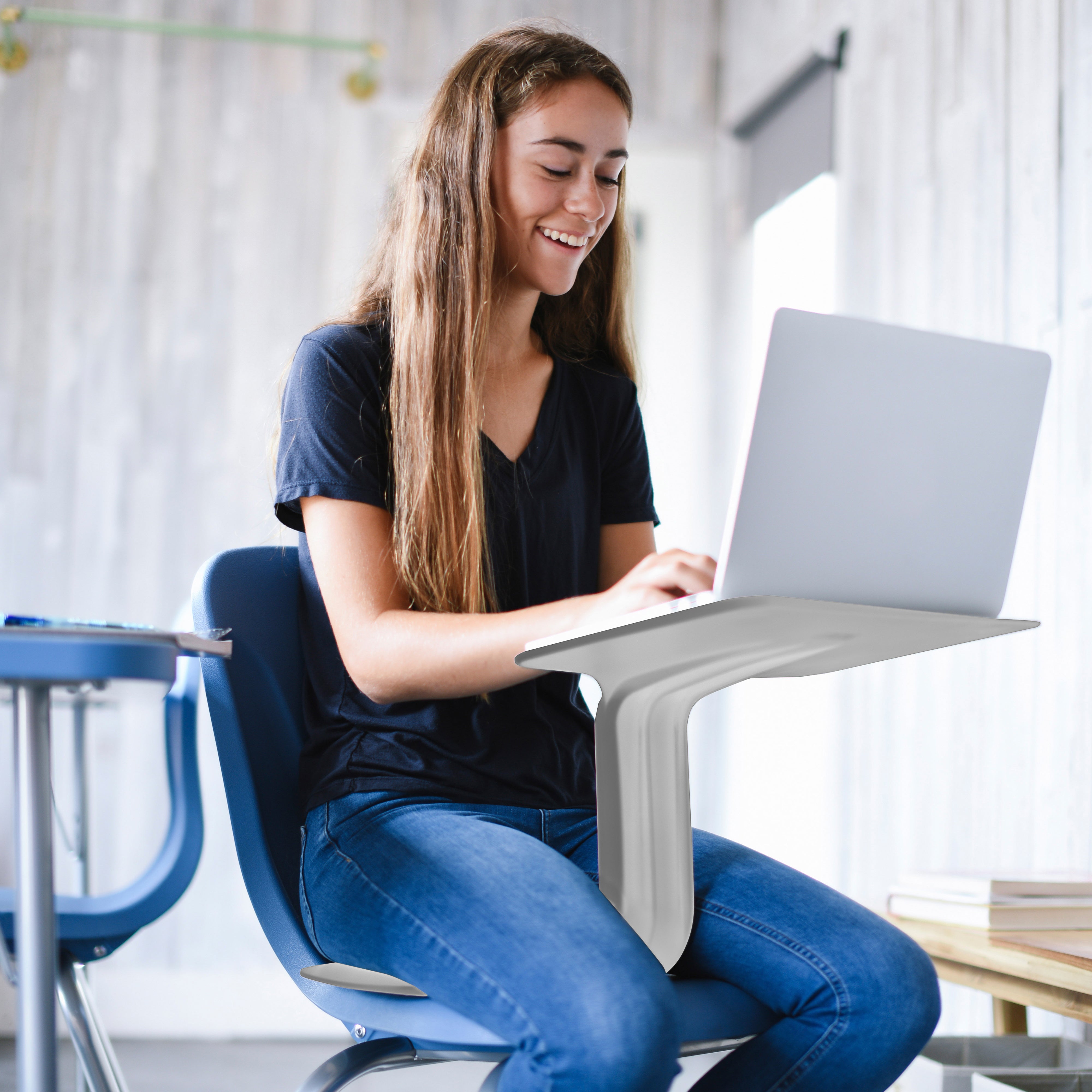 The Surf Portable Lap Desk 10-Pack - Light Grey