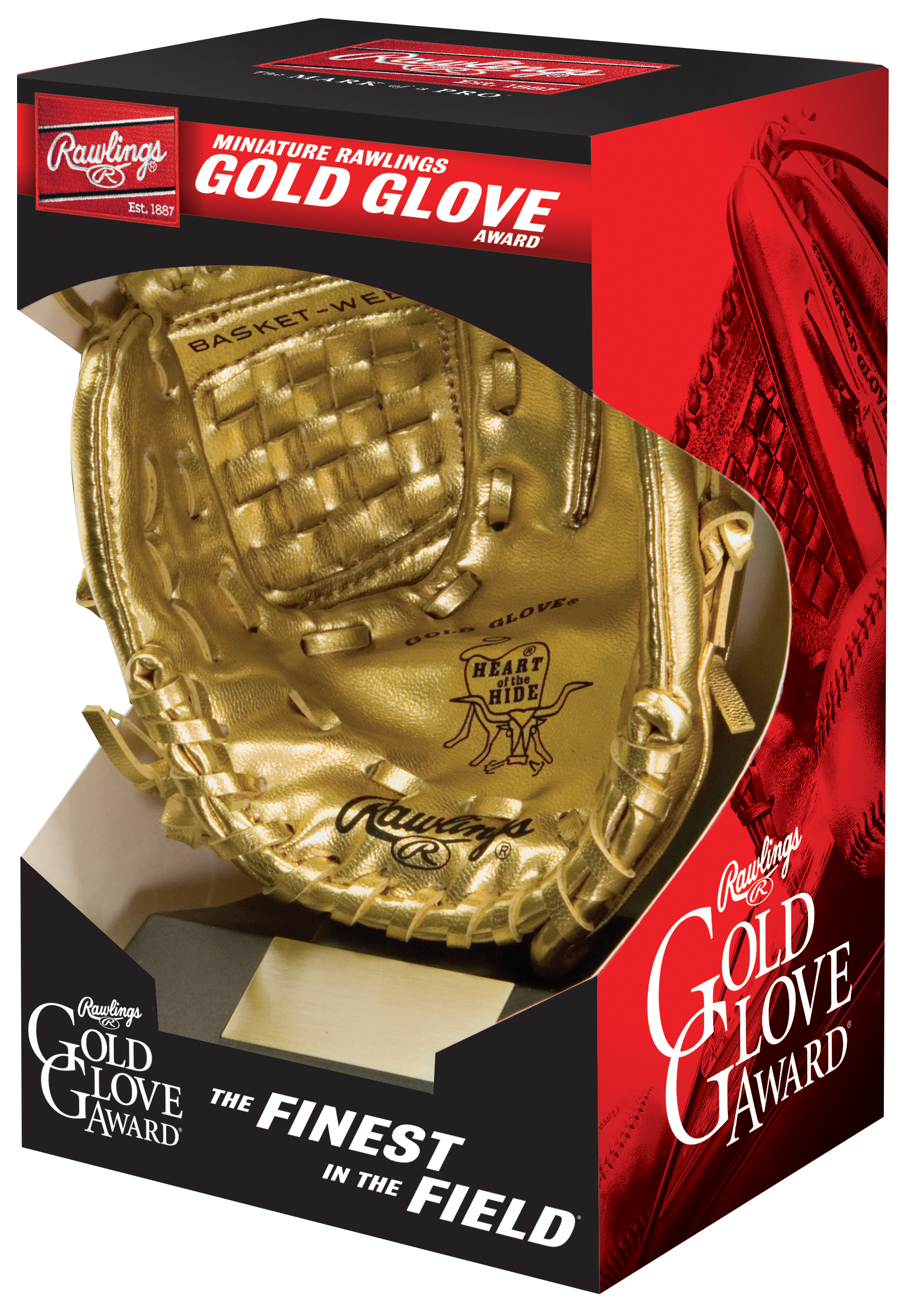 Rawlings Players Series Trophy W/Stand - Gold