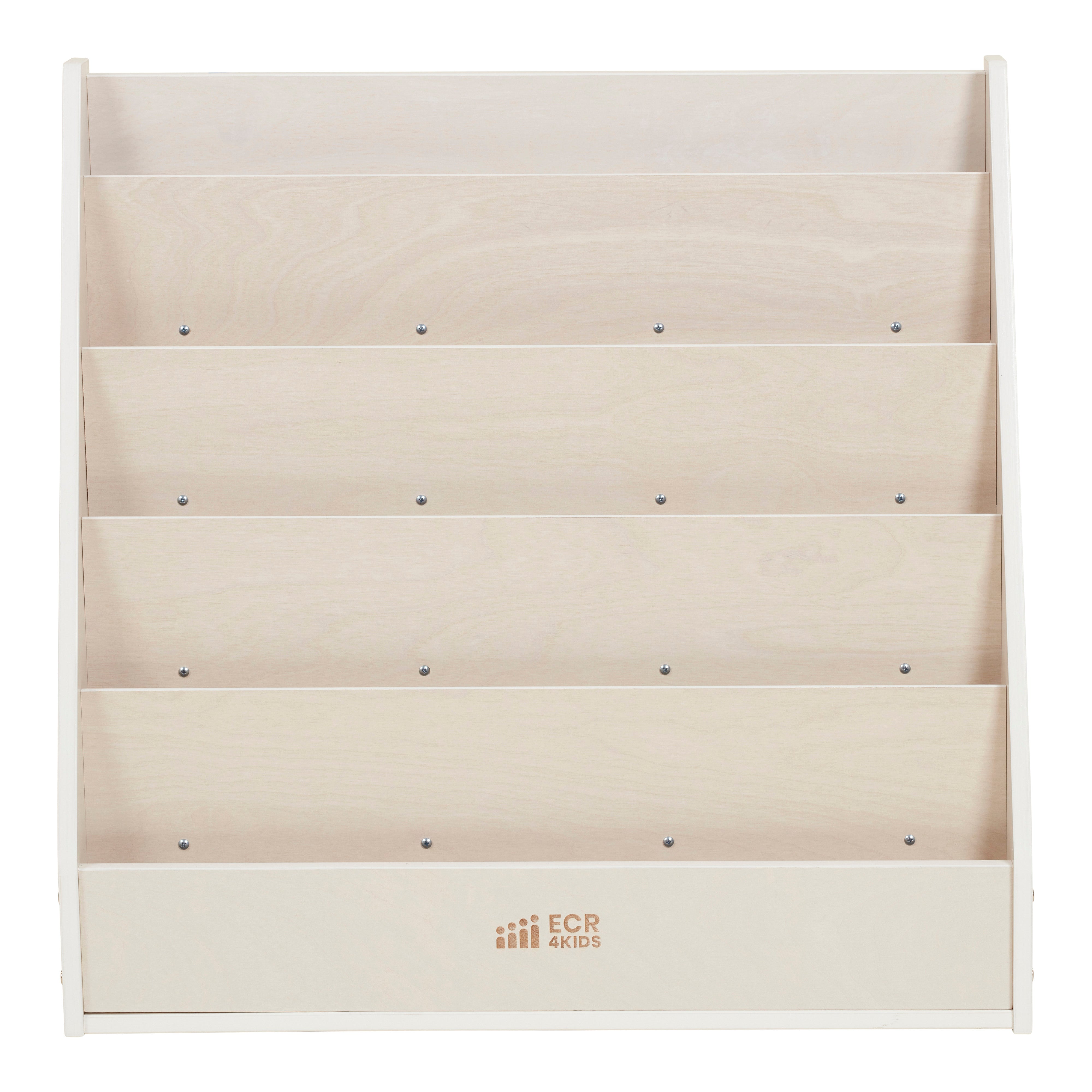 Streamline Single-Sided Book Display - White Wash