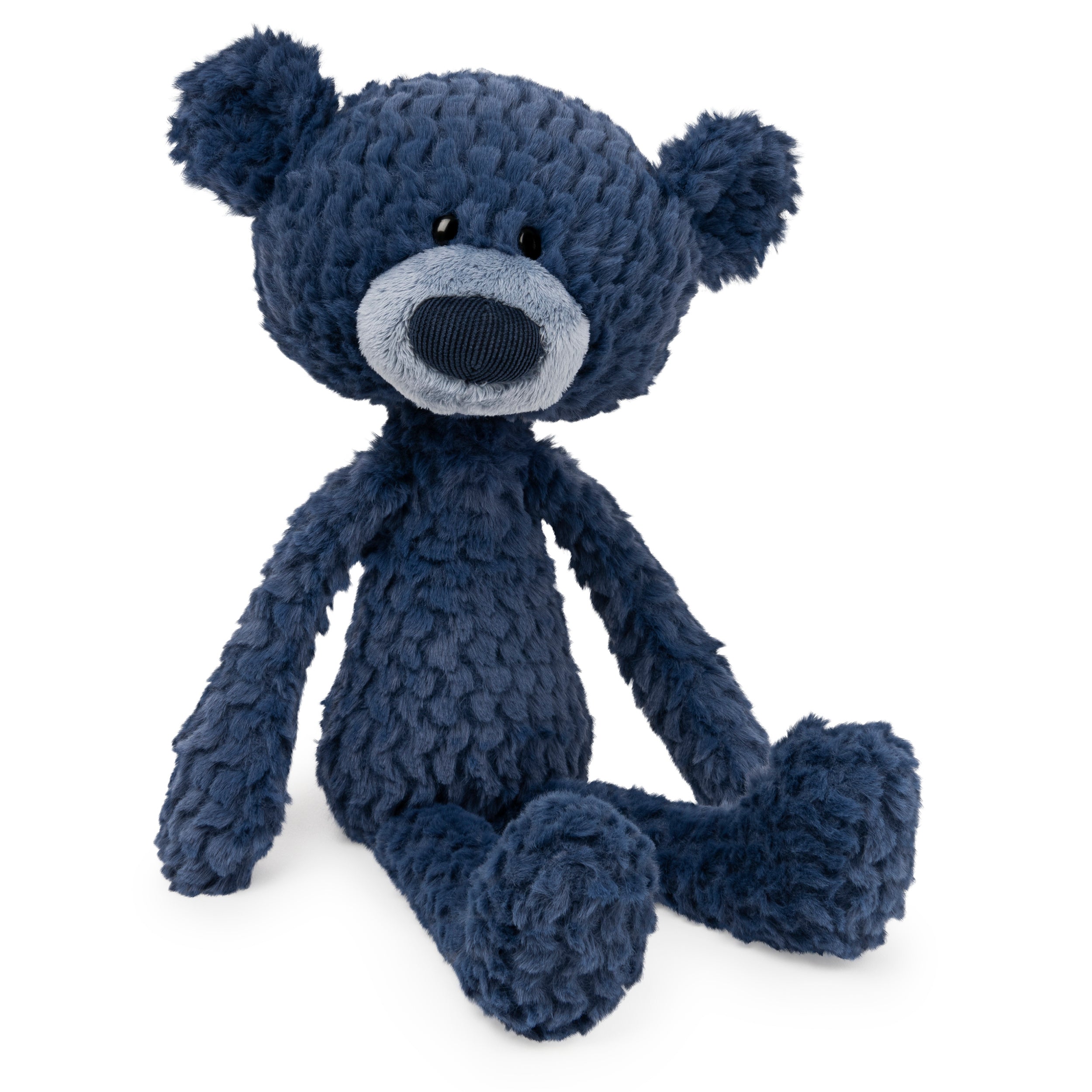 GUND Toothpick Ripple, Teddy Bear Stuffed Animal for Ages 1 and Up, Navy Blue, 15”
