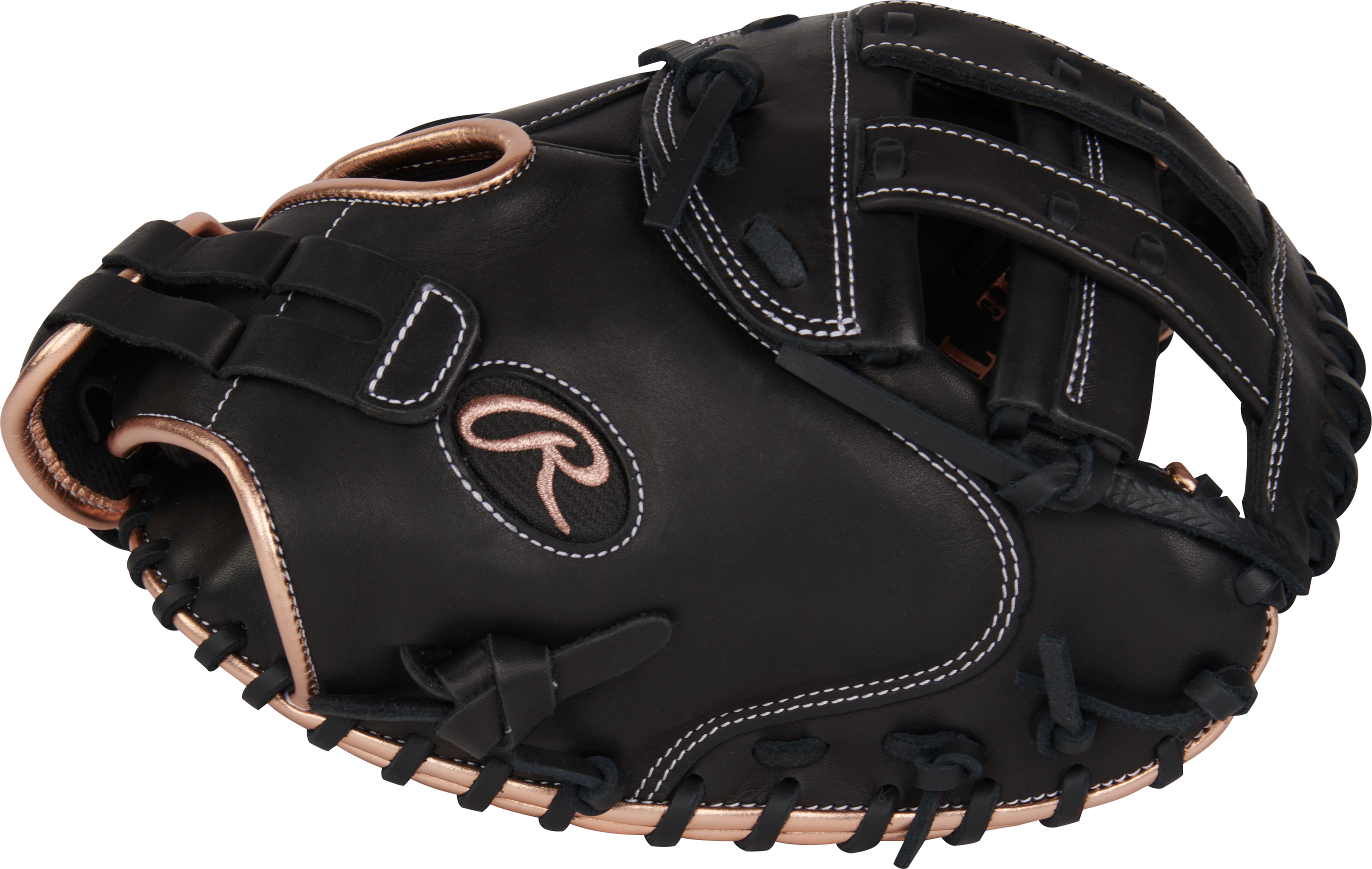 Rawlings R9 Series Catchers Mitt 33-Inch Softball Glove - Right Hand Thrower - Black