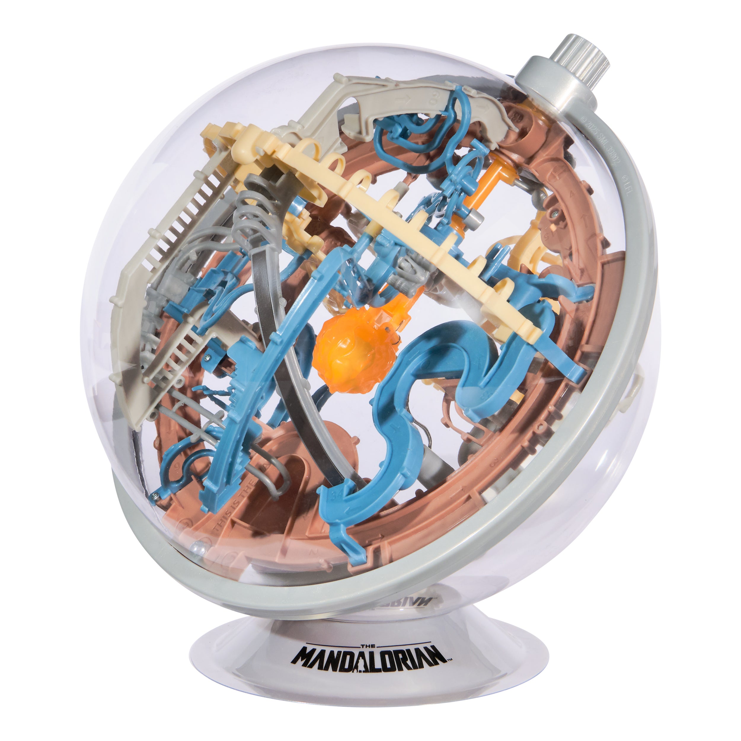 Rubik’s Cube, Rubik’s Tracks Star Wars, Mandalorian-Themed 3D Gravity Maze & 3D Puzzle Game with 80 Obstacles, Grogu Miniature Inside, Problem-Solving Challenging Brain Teaser Fidget Toy, Ages 8 & Up
