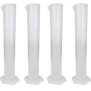 Cylinder, Polypropylene, 500ml, Pack of 4