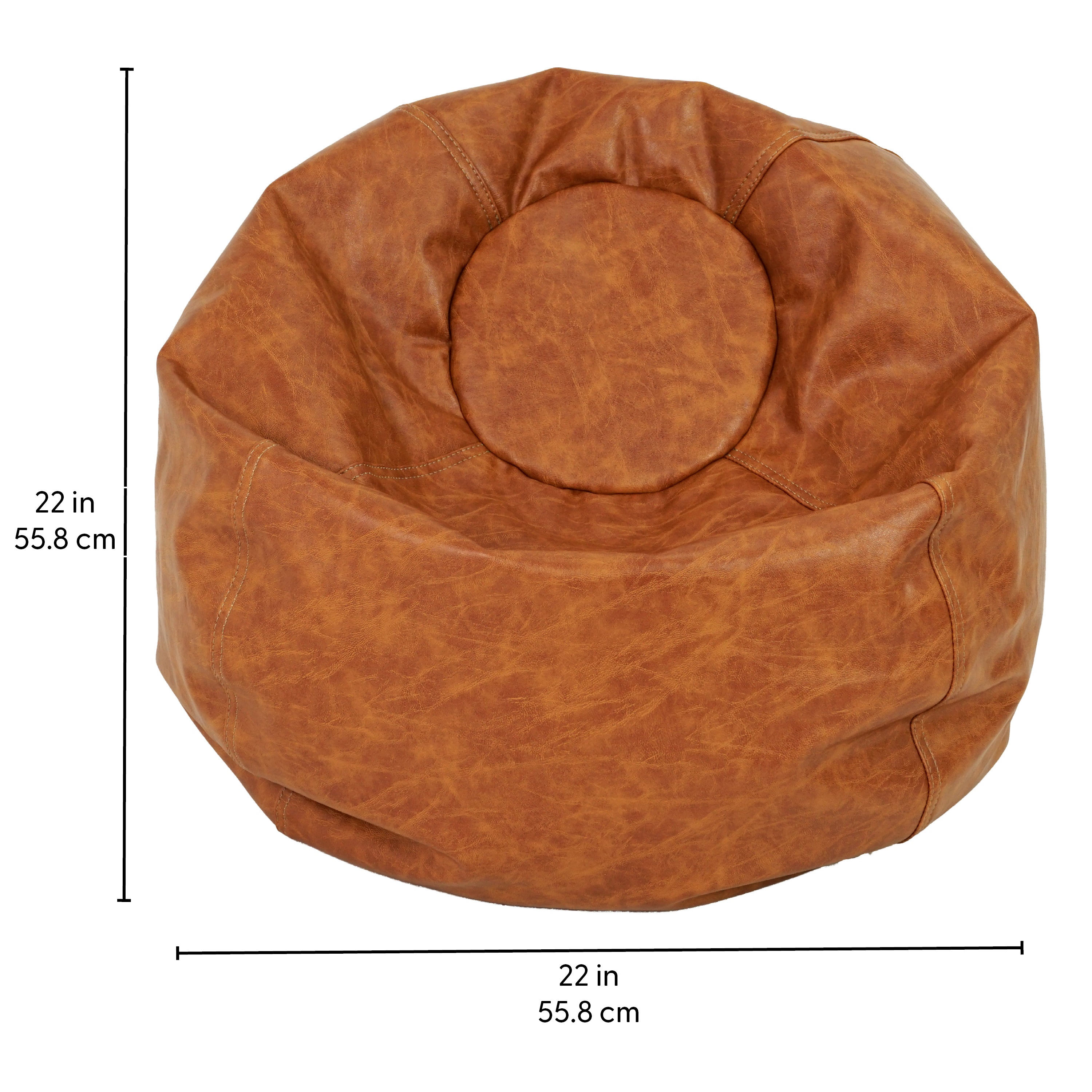 Rustic Classic 22" Toddler Bean Bag - Hazelnut