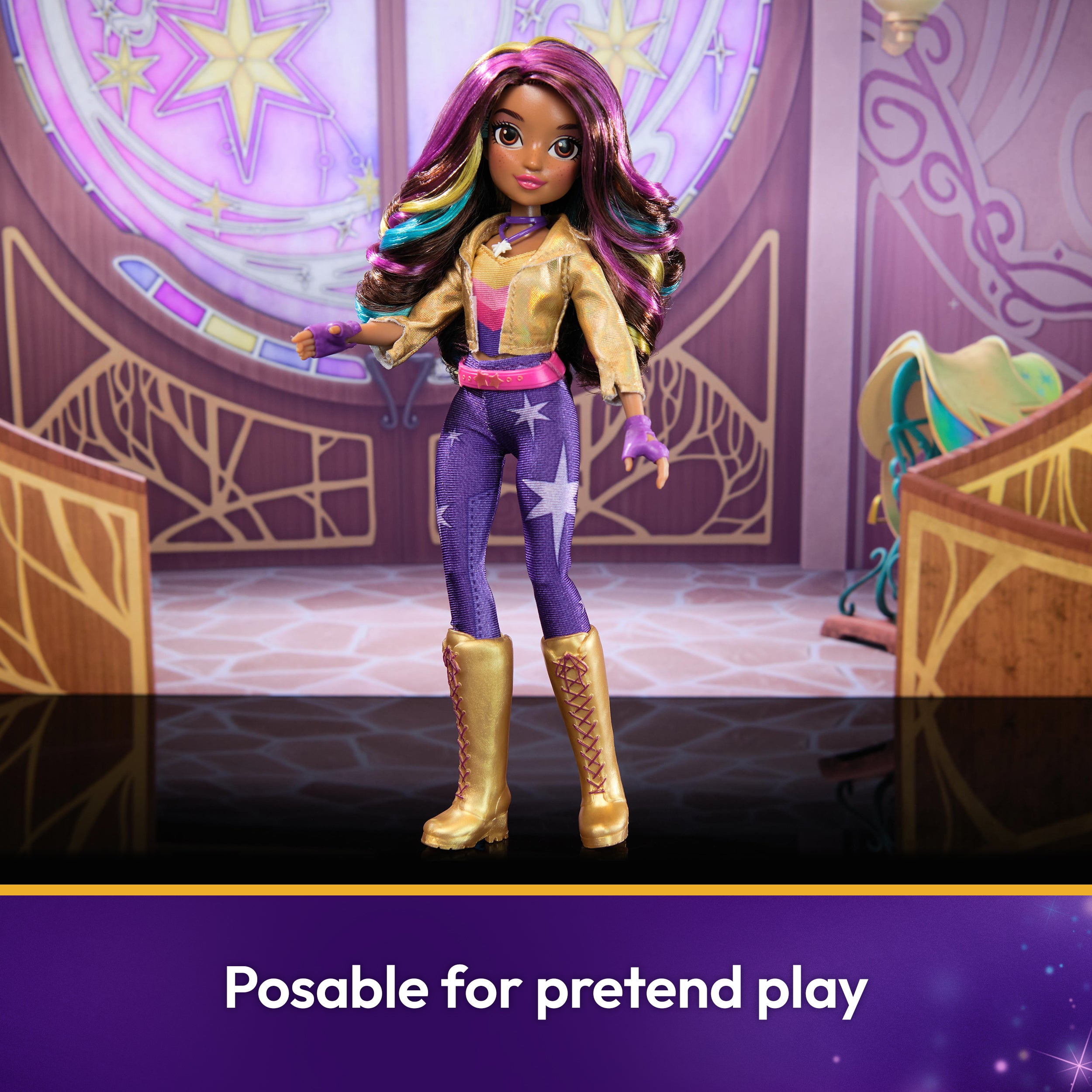 Unicorn Academy, Sophia Doll with 6 Accessories, 9.5”, Dolls & Unicorn Toys for Girls Ages 4 and up