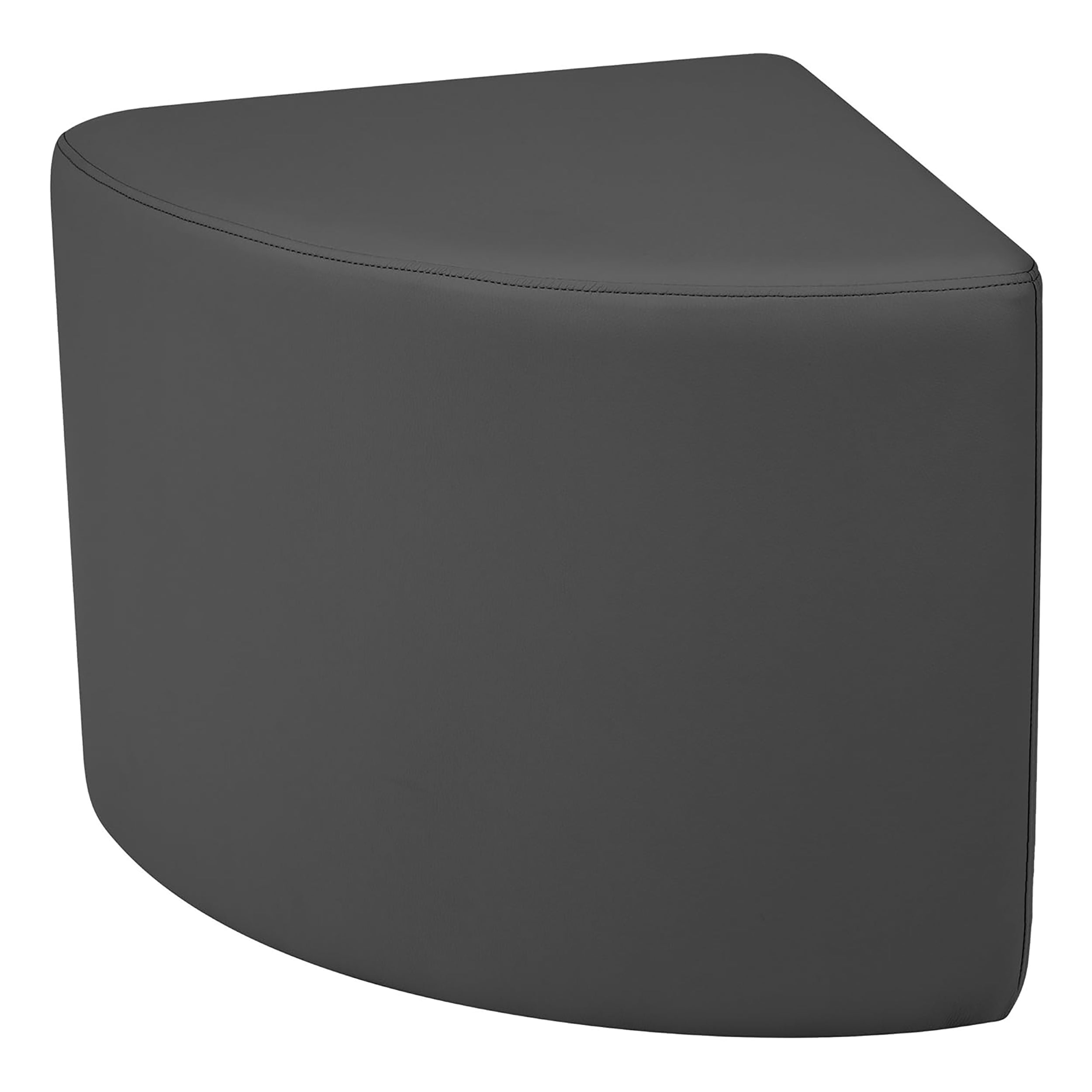 Pro Series Upholstered Pie Ottoman 18" Height - Black