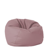 30" Round Vinyl Bean Bag - Mauve