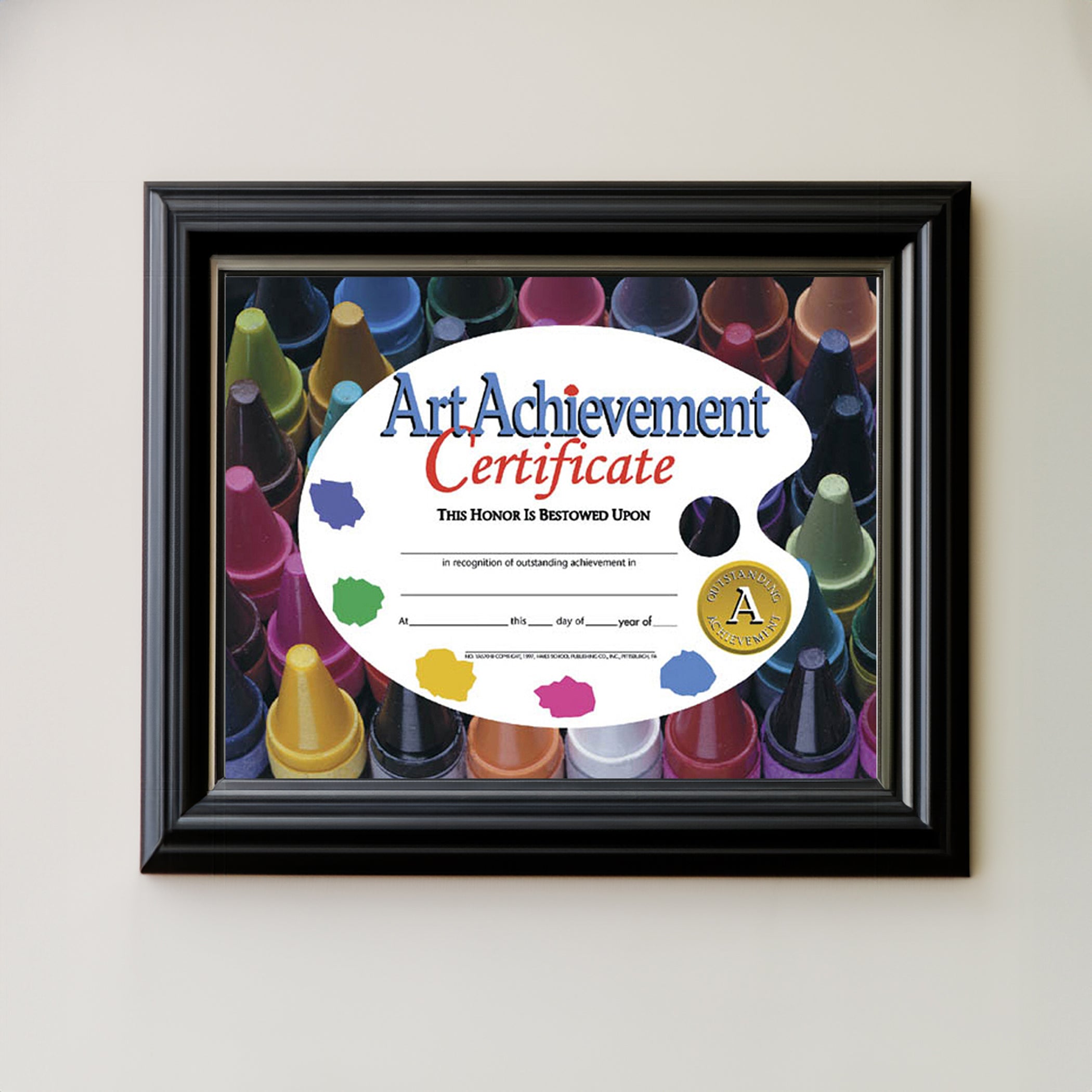Art Achievement Certificate, 8.5" x 11", Pack of 30