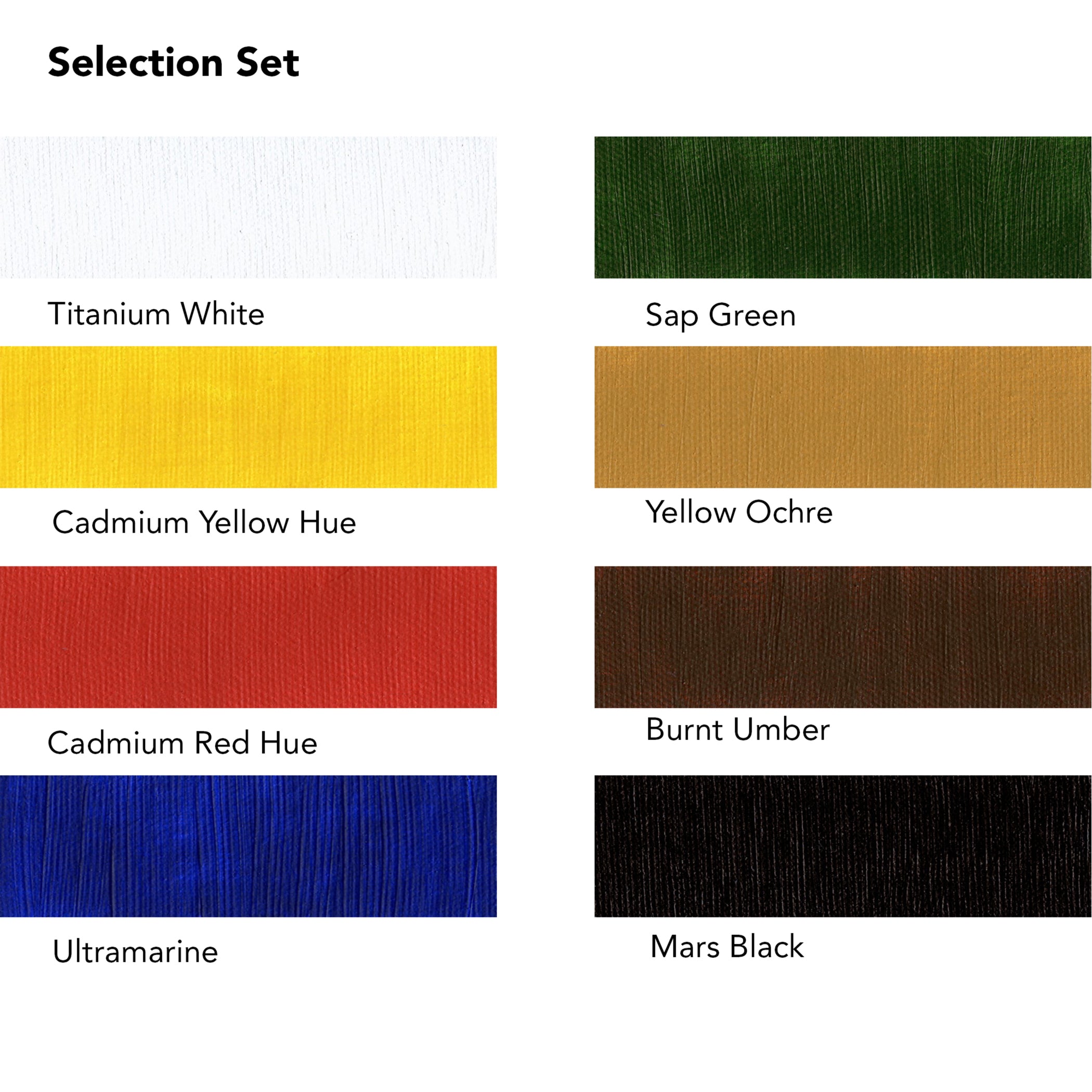 System3 Acrylic Paint Jumbo Selection Set, Assorted Colors, 150ml, 8 Pieces