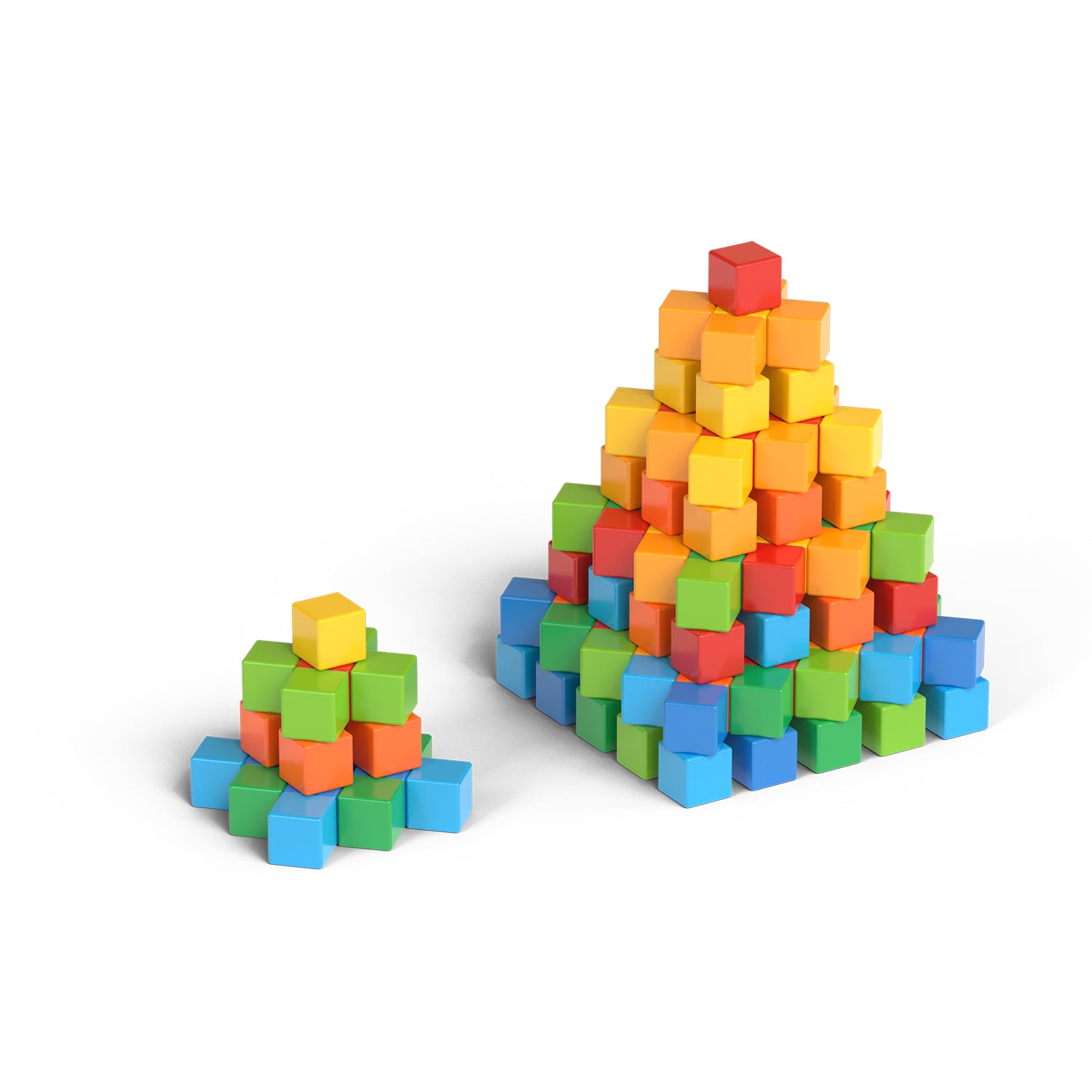 Geomag™ Magicube Magnetic Building Cubes Bulk 8 Colors, 128 Pieces