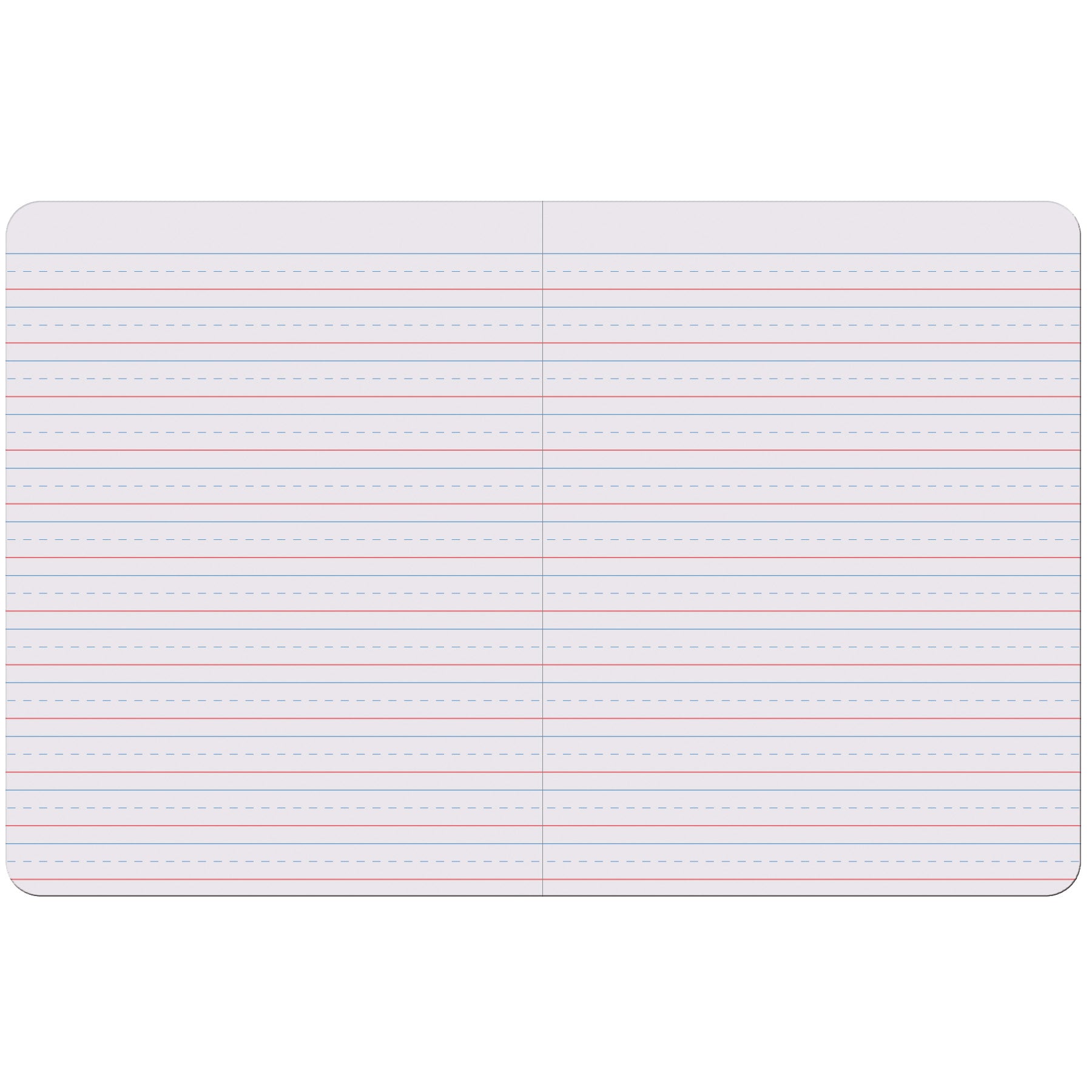 Primary Composition Book, Book Bound, D'Nealian Grades/Zaner-Bloser, 1/2" x 1/4" x 1/4" Ruled, 9-3/4" x 7-1/2", 100 Sheets