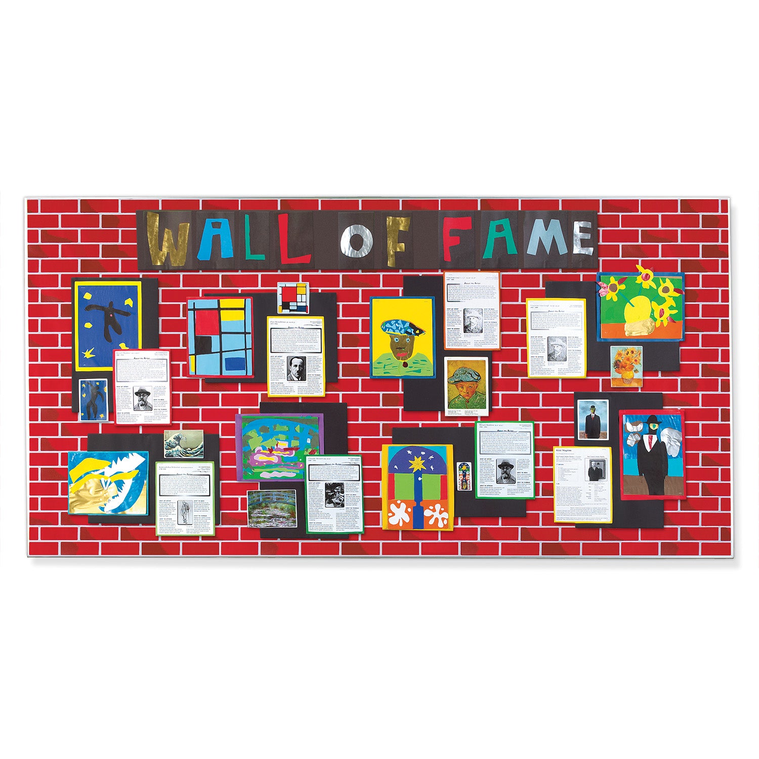 Bulletin Board Art Paper, Tu-Tone™ Brick, 48" x 50', 1 Roll
