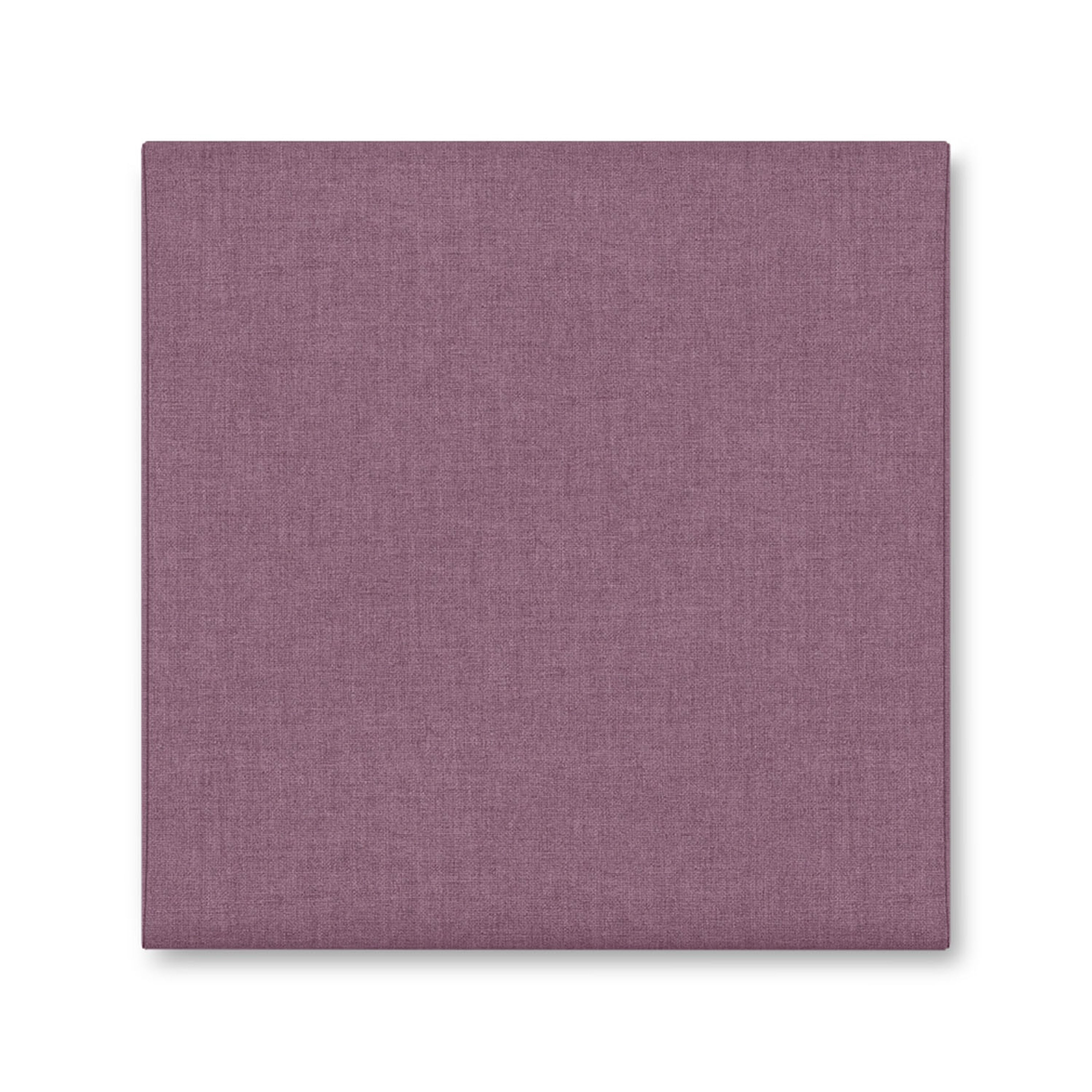 Jaxx Panelist Modern Padded Headboard- Wall Mounted Panel (22.5" x 22.5") - Microvelvet Plum