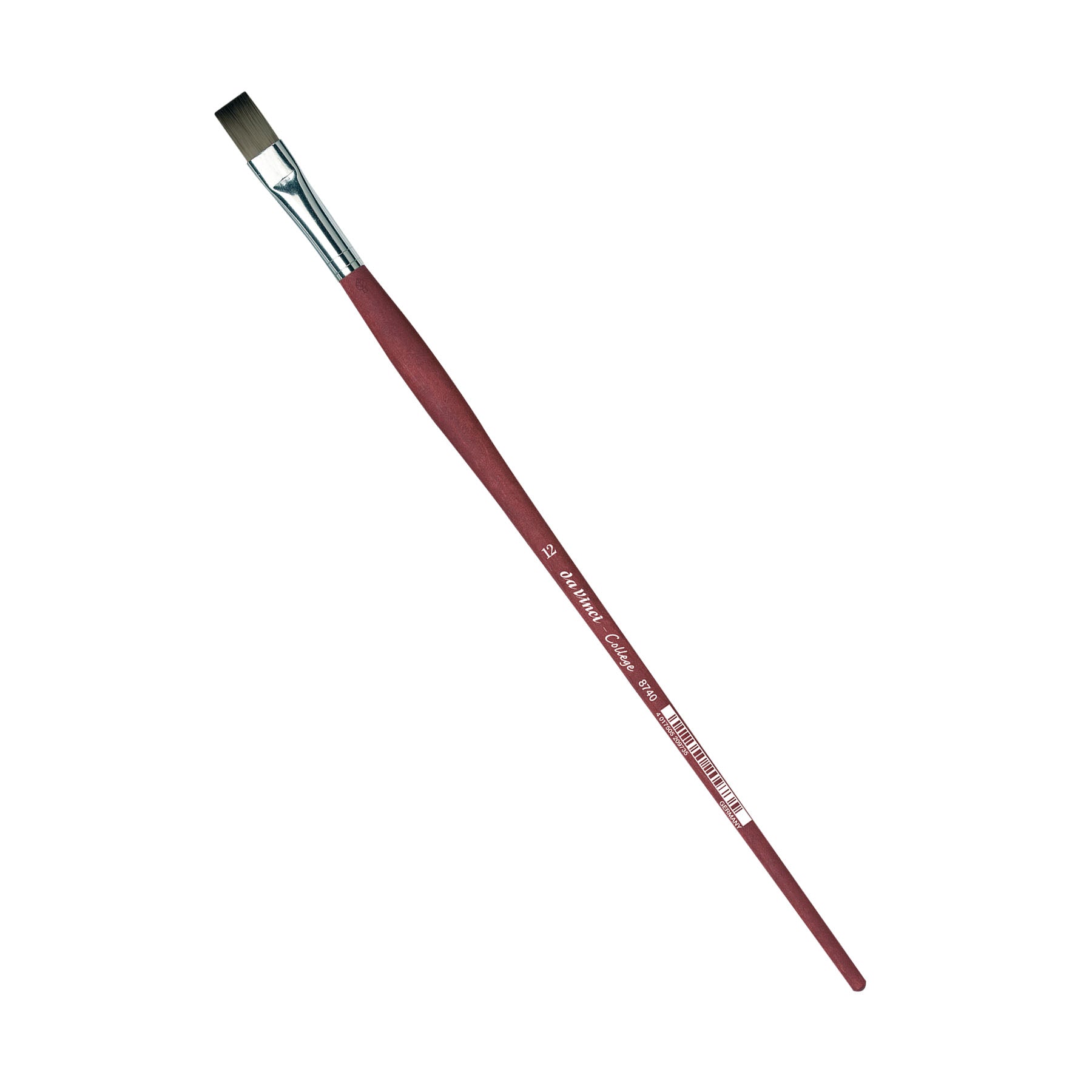 COLLEGE Student Brush, Synthetic, Acrylic & Oil, Flat, Series 8740, Size 12