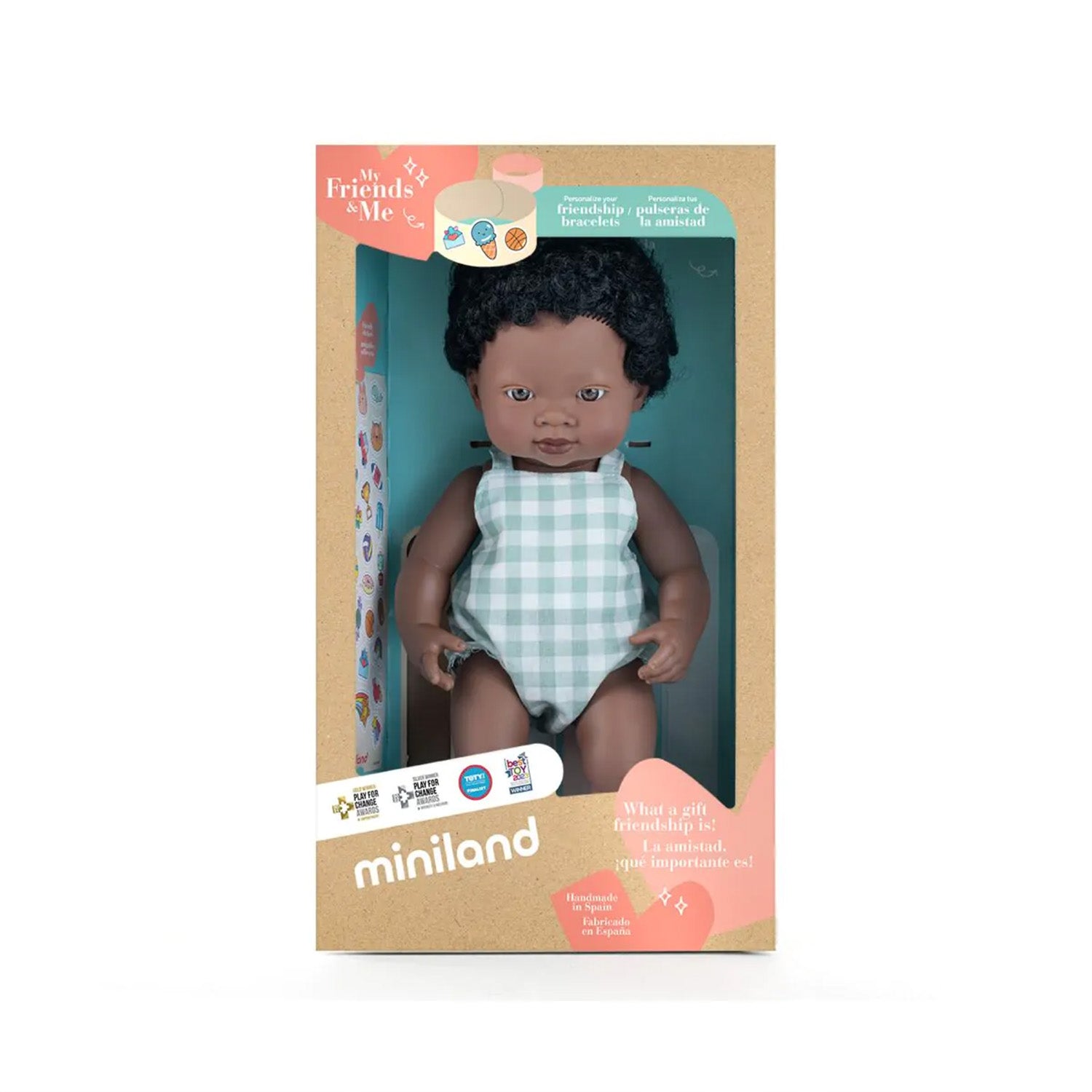 My Friends & Me Baby Doll, African Boy, 15", Boxed