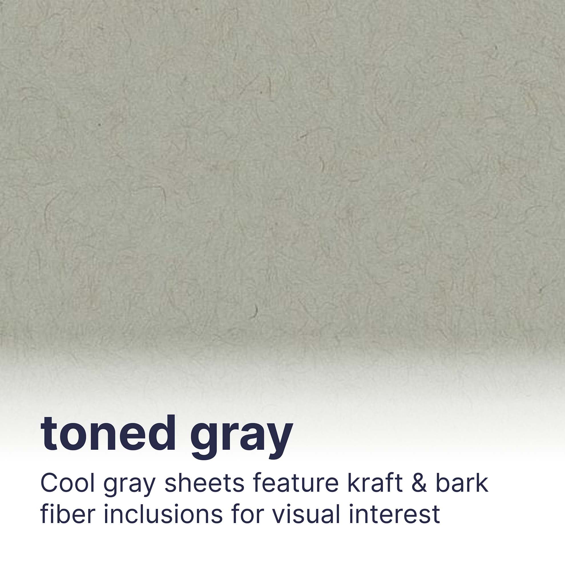 400 Series Sketch Paper Pad, Recycled, Toned Gray, Side Wire Binding, 50 Sheet, 5.5x8.5 inch, 1 Count