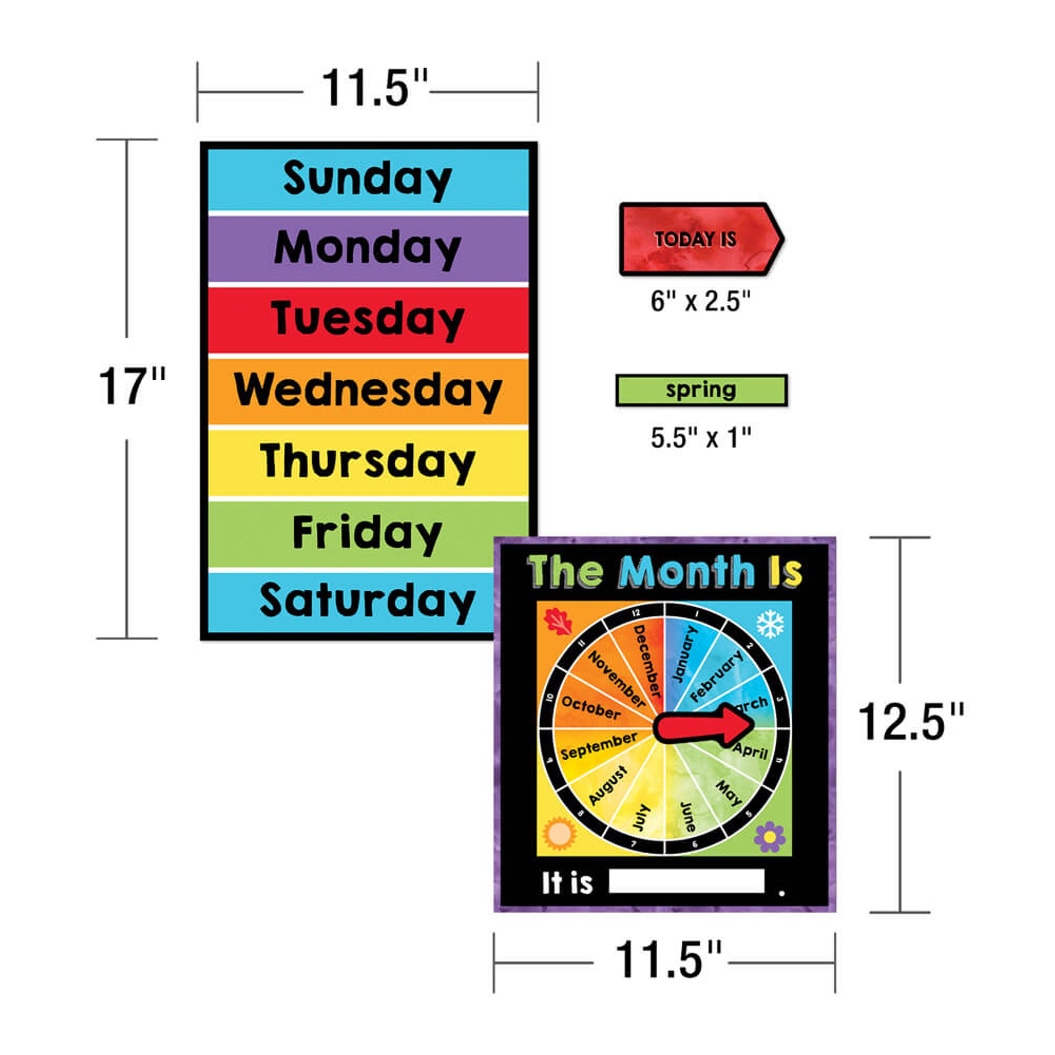 Celebrate Learning Calendar Bulletin Board Set