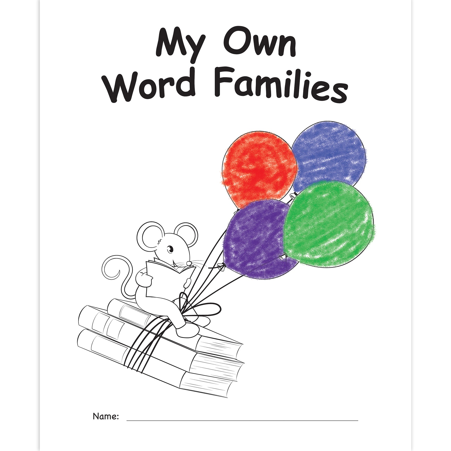 My Own Books: My Word Families Book, 25 Pack