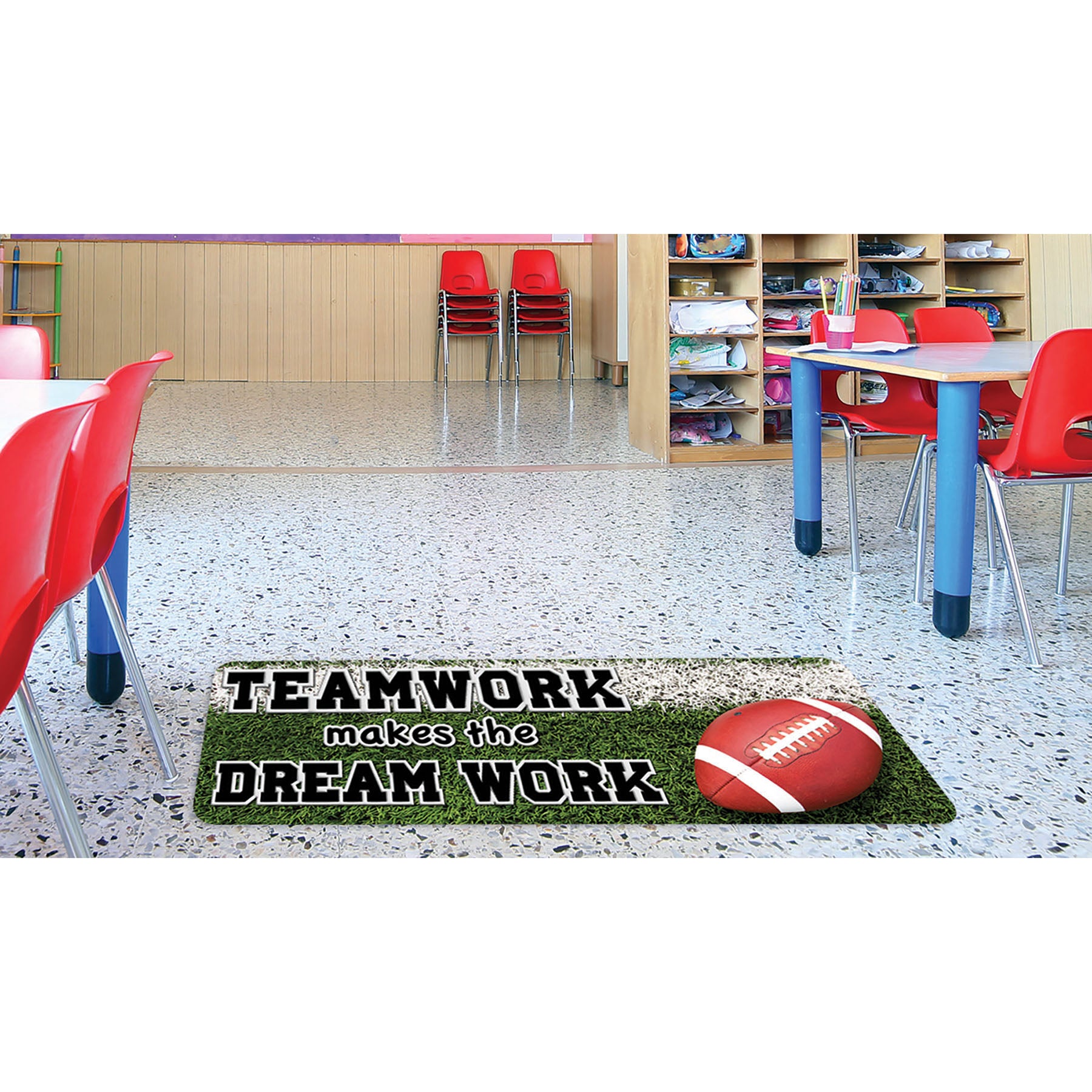 The Original Fun Mat™, Mat Runner, 15.5" x 47", Football Teamwork