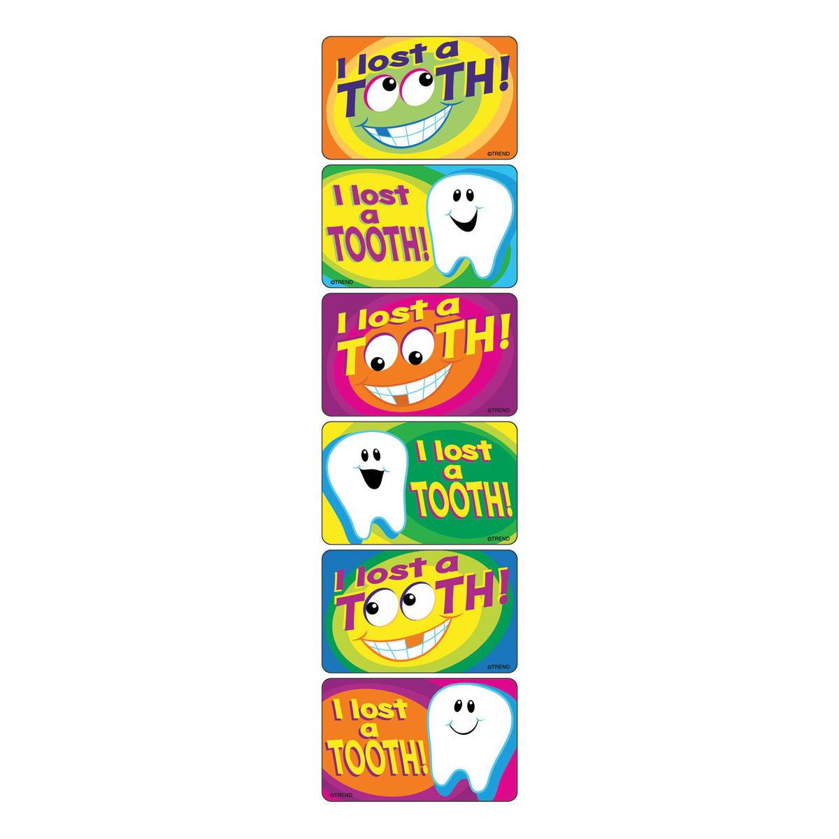APPLAUSE STICKERS I LOST A TOOTH