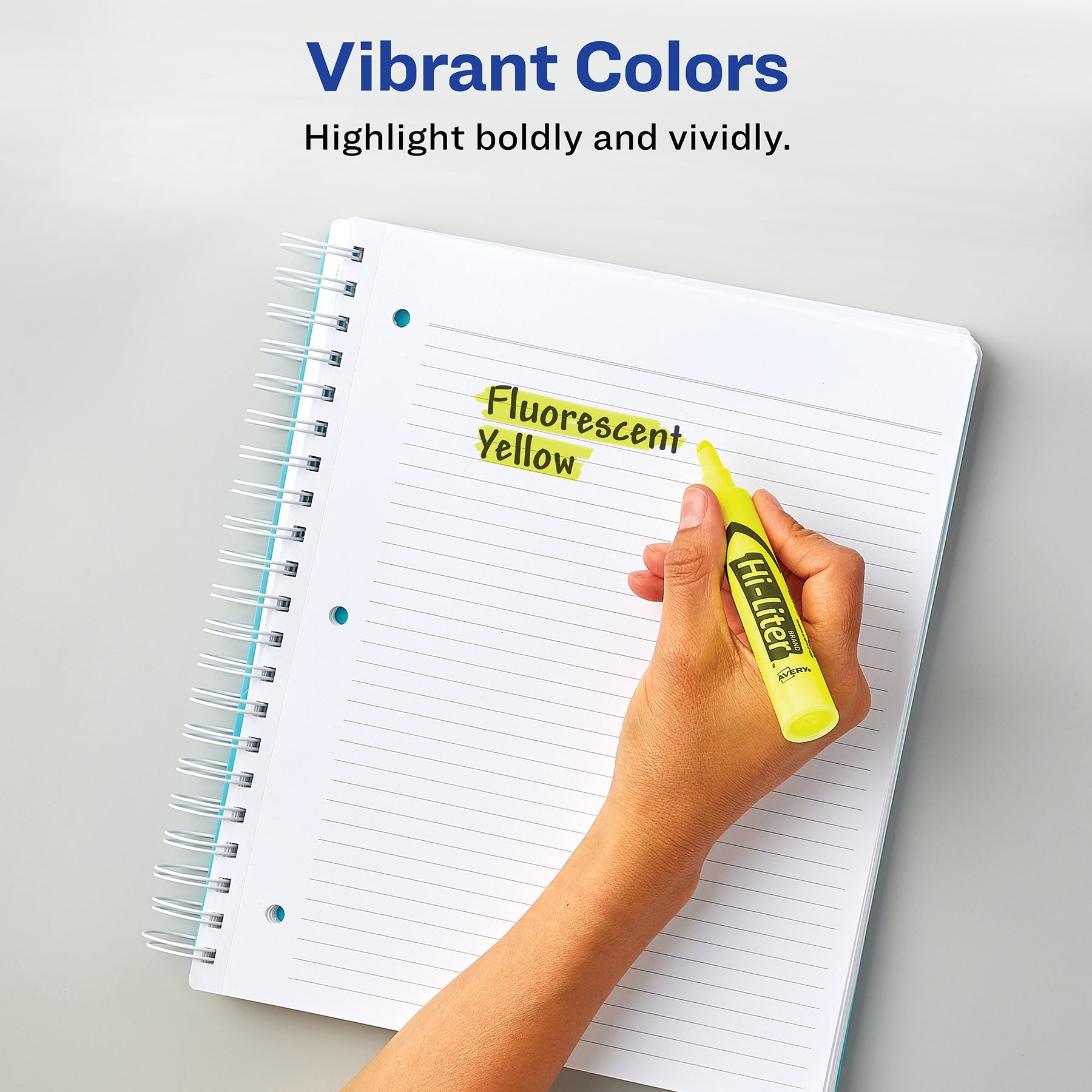 Hi-Liter® Desk-Style Highlighters, Fluorescent Yellow, Value Pack of 36