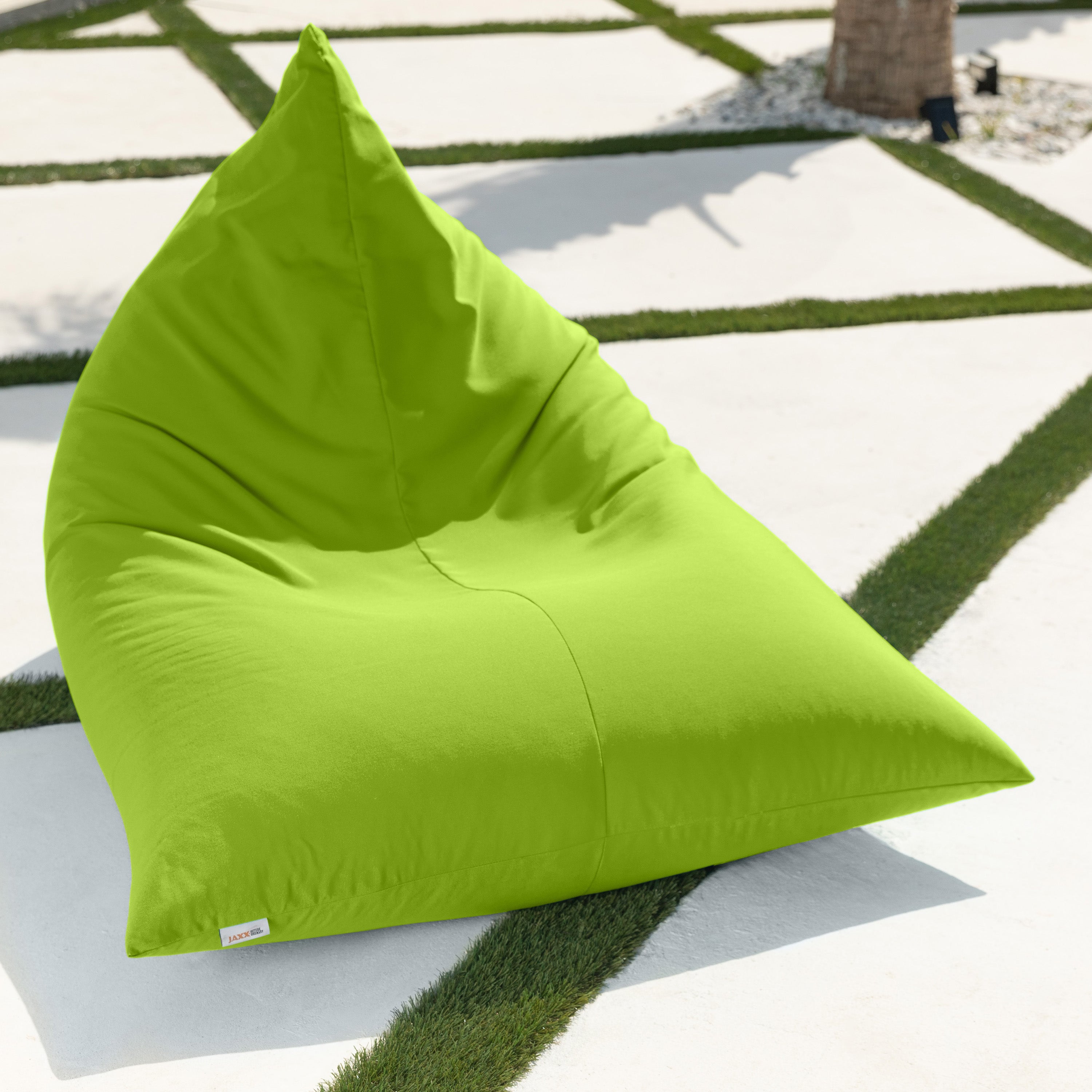 Jaxx Twist Outdoor Bean Bag Chair, Lime