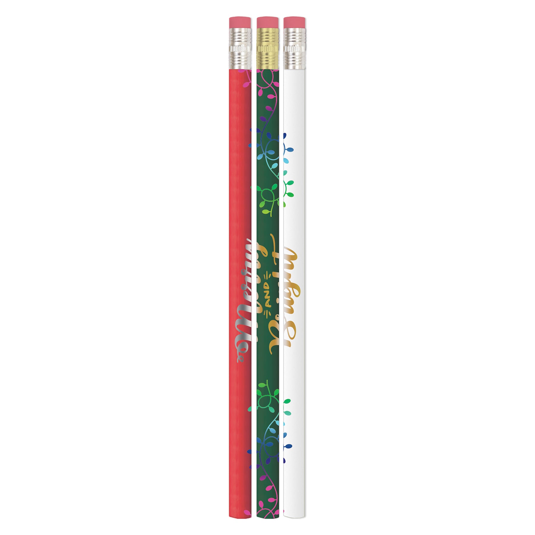 Merry & Bright Pencil, Pack of 12