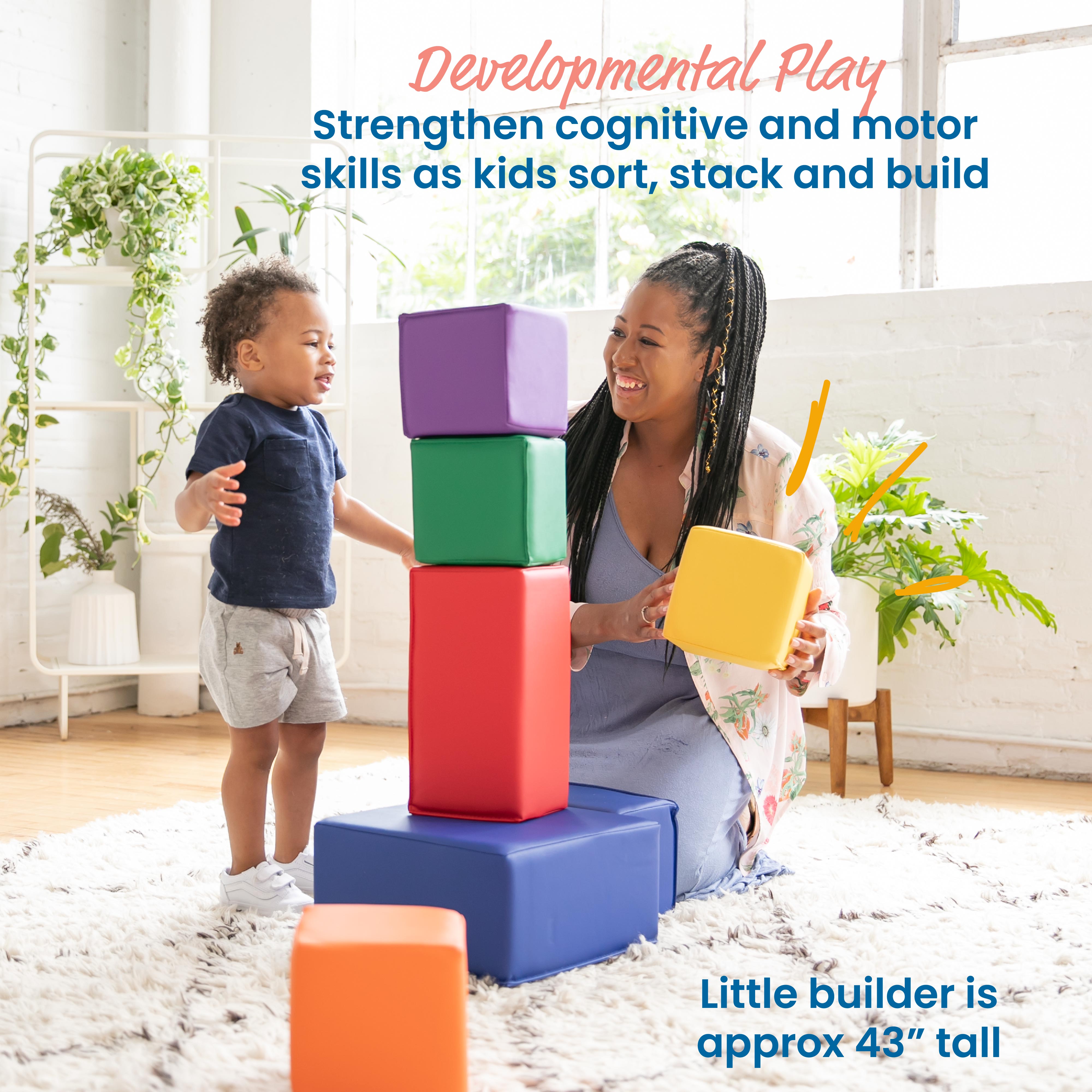 SoftZone Big Foam Blocks 7-Piece -Assorted
