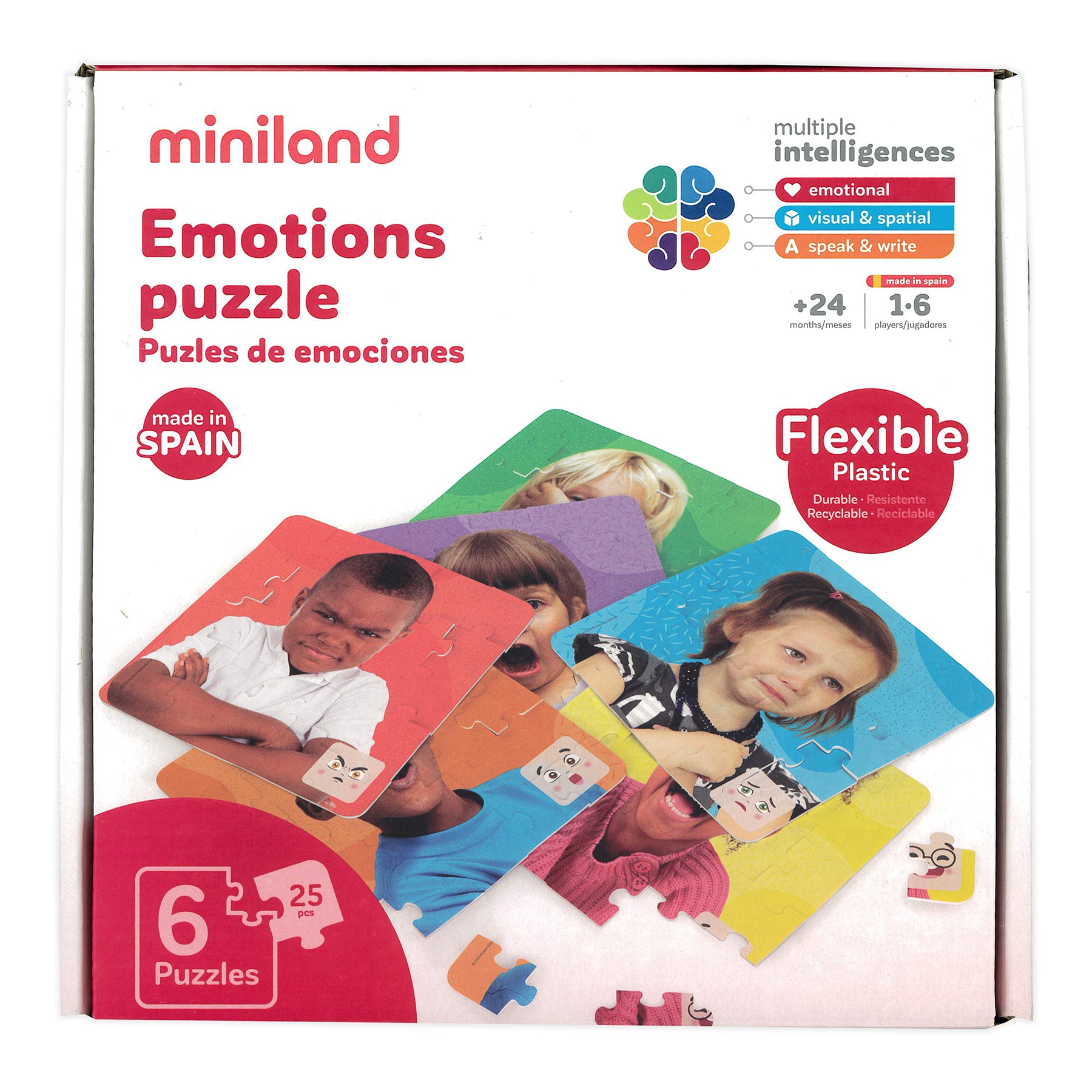 Emotions Puzzles, Set of 6