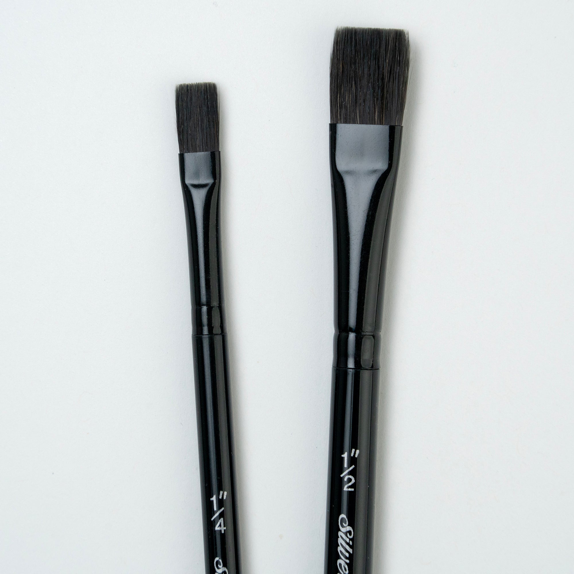 Black Velvet Square Wash Brushes, Set of 2