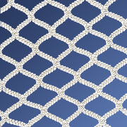 Box Lacrosse Replacement Net - NETX1  - (7mm) Seamless One-Piece Lacrosse Net (4 ft.H x 4 ft.W x 4 ft.D) (White)