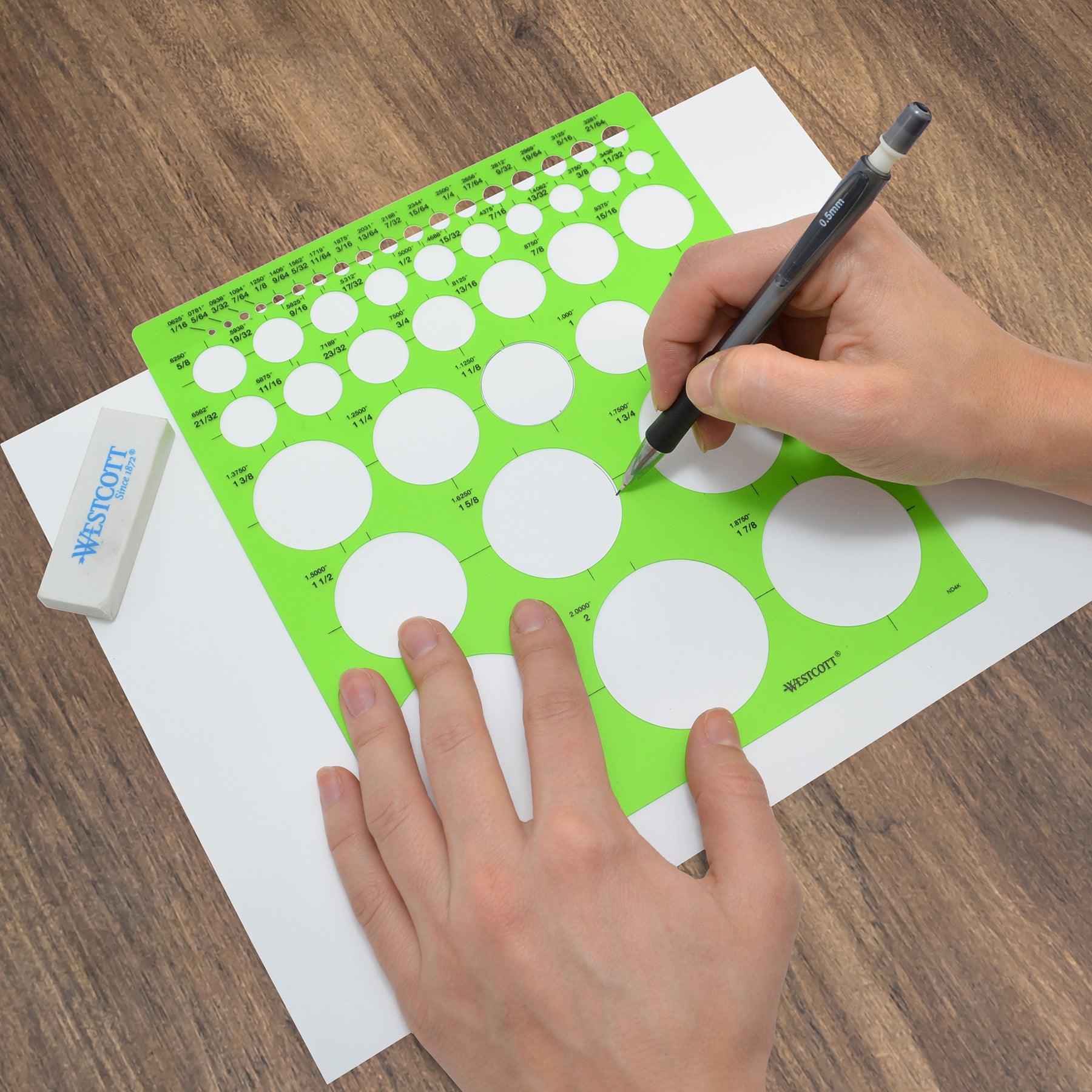 Large & Small Circles Template