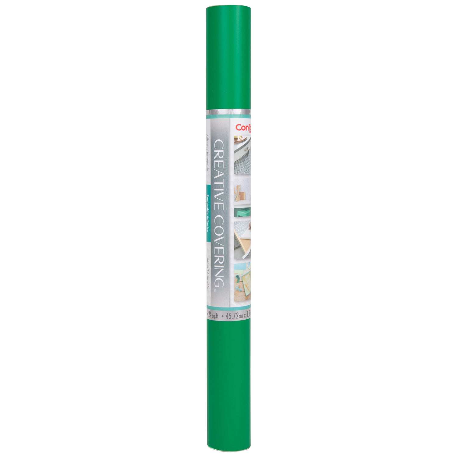 Creative Covering™ Adhesive Covering, Green, 18" x 16 ft