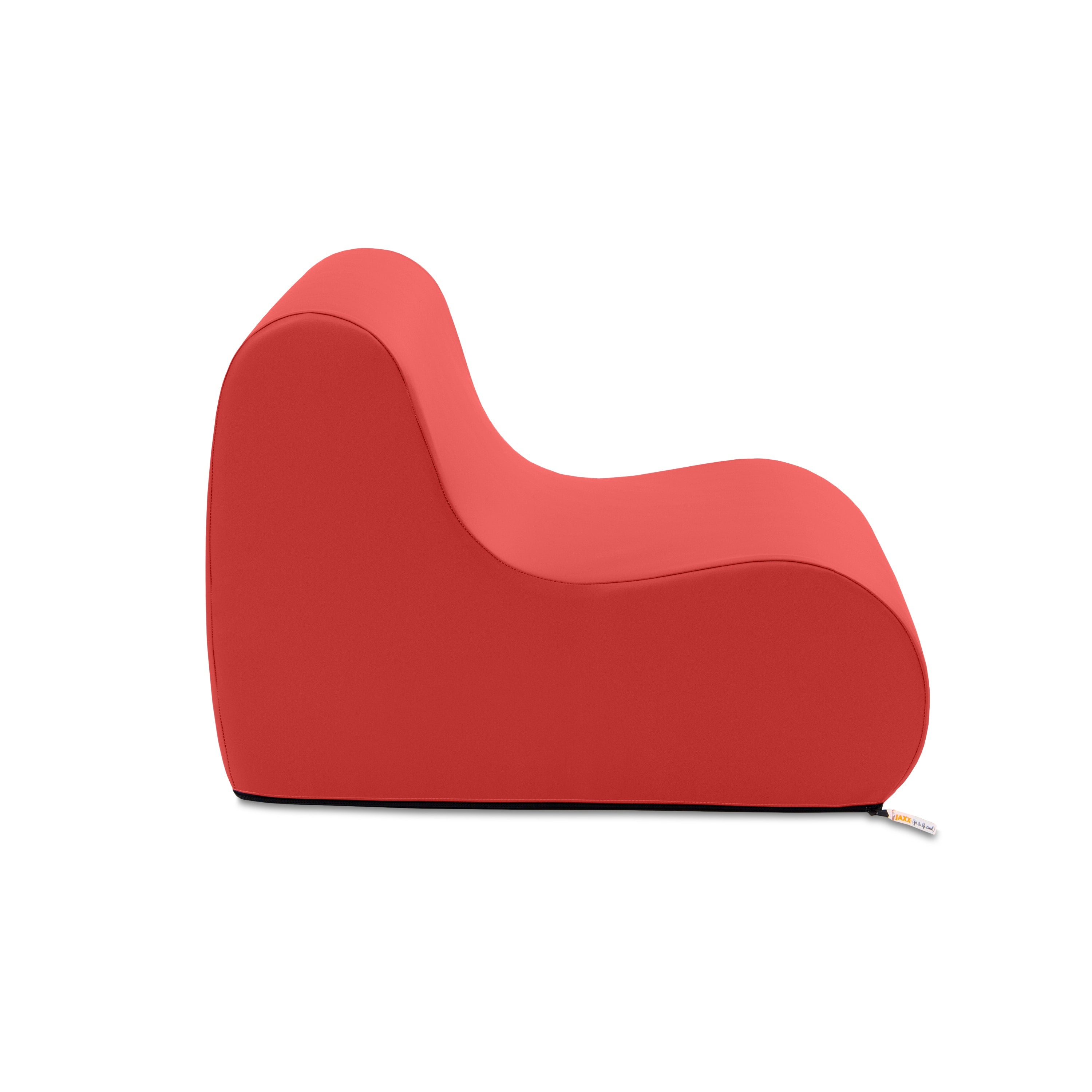 Jaxx Midtown Small Classroom Soft Foam Chair - Premium Vinyl Cover, Claret Dark Red