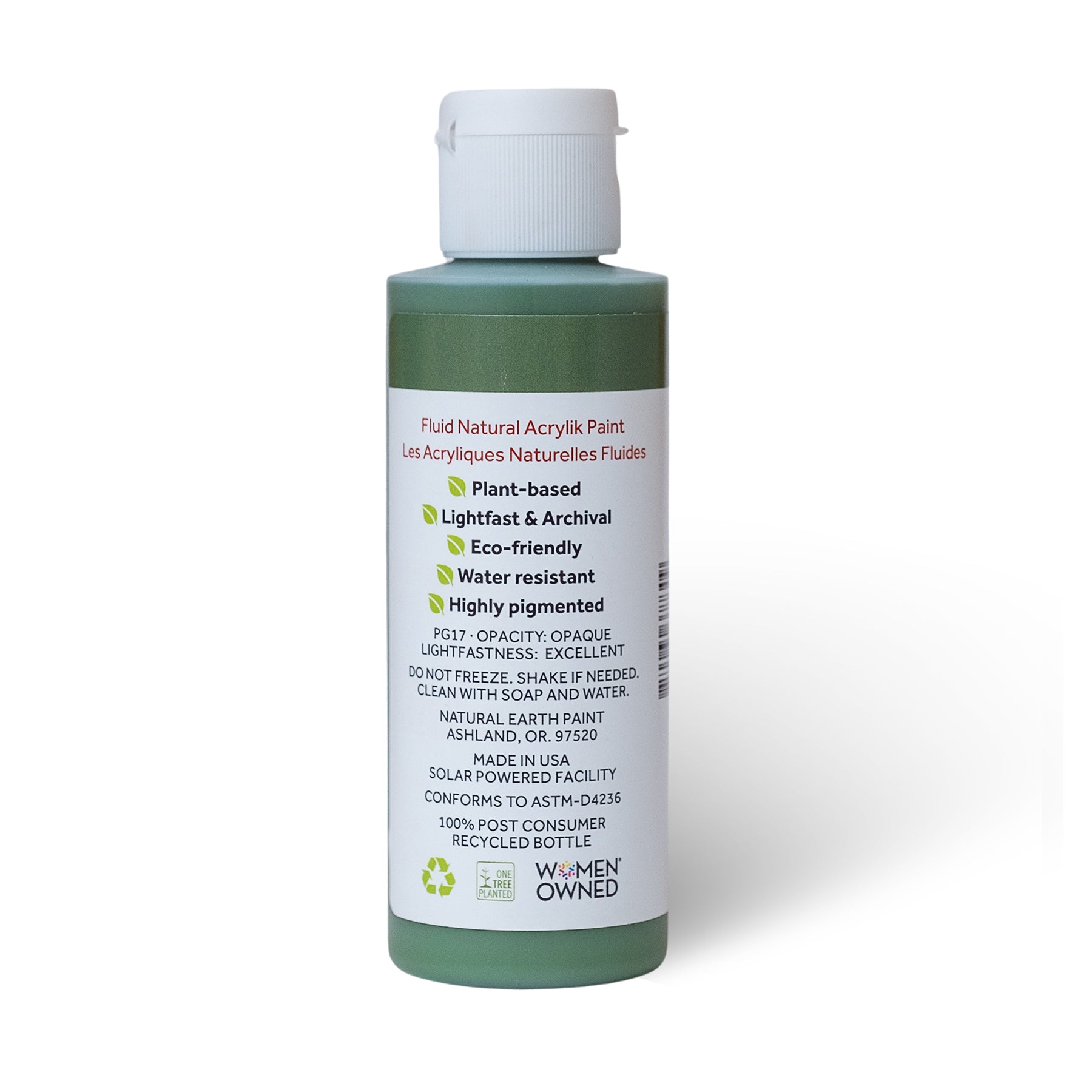 Natural Fluid Acrylik - 4 oz - Emerald Green