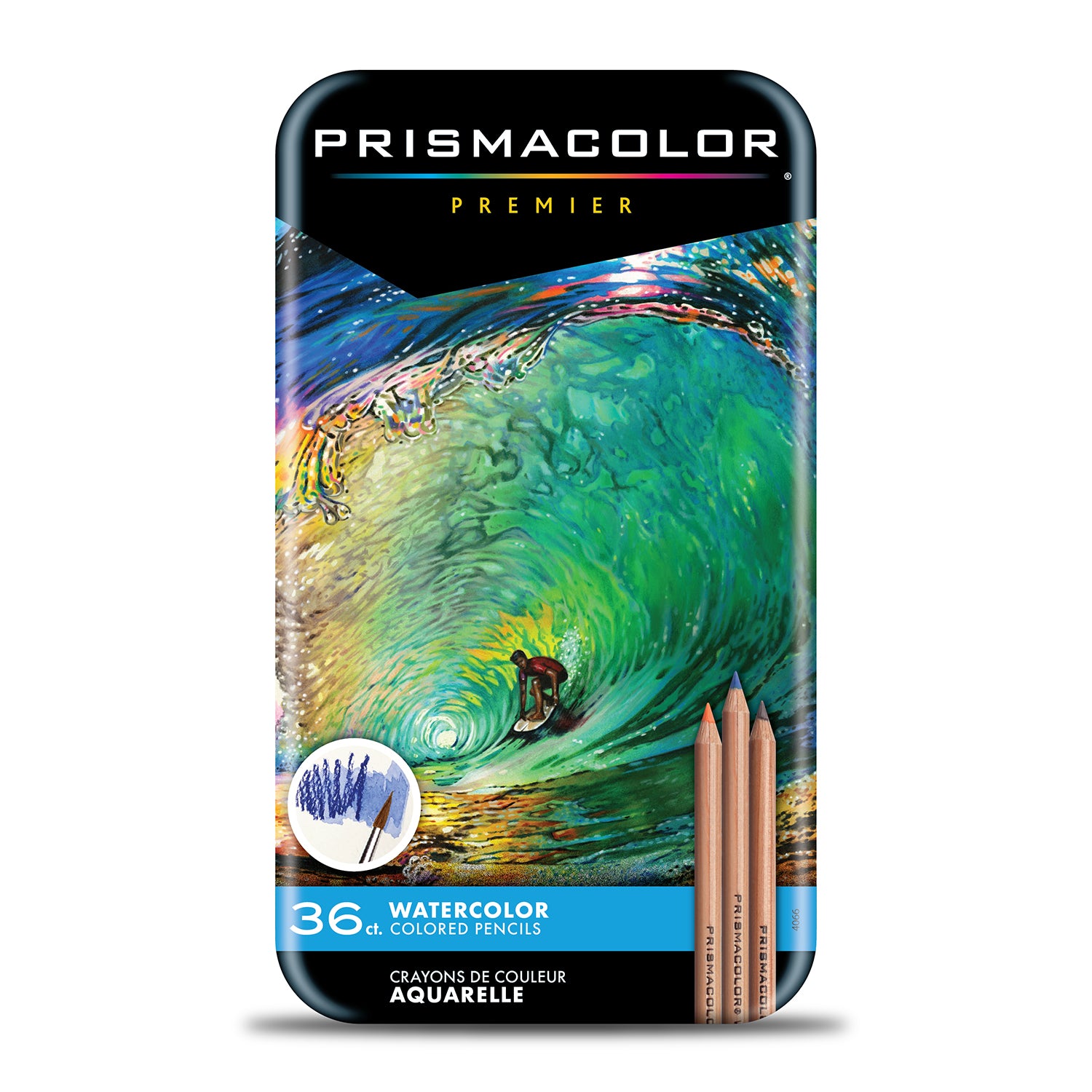 Premier® Colored Pencils, Water-Soluble Color Pencil Set, Assorted Colors, 36 Count