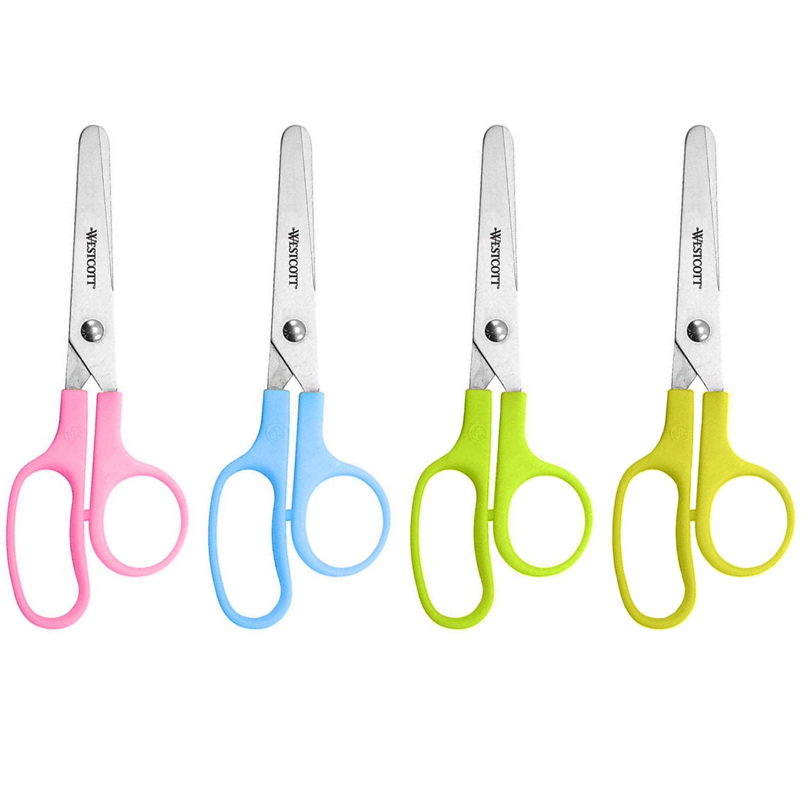 Value Kids Scissors, Blunt, 5", Assorted Colors (No Color Choice)
