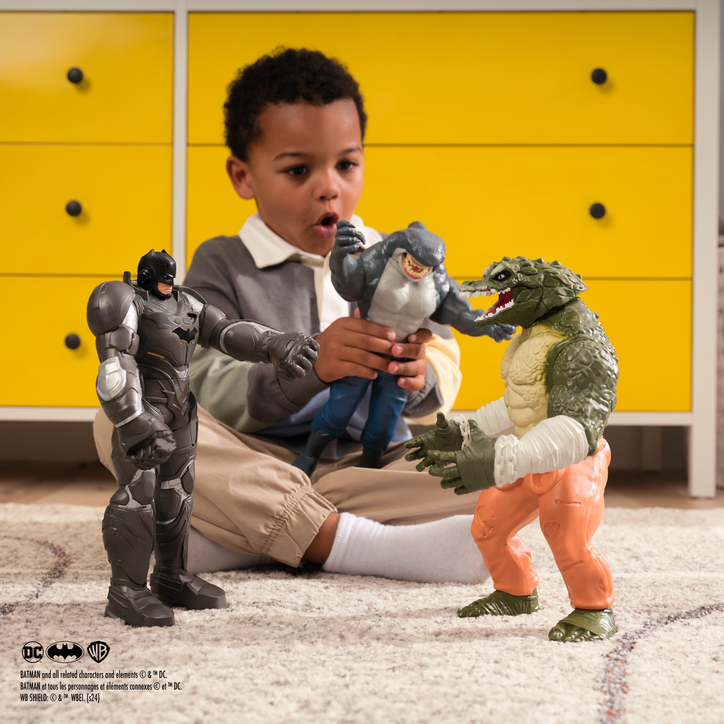 DC Comics, Batman Giant Series Killer Croc Action Figure, 12-inch Super Hero Collectible Kids Toys for Boys and Girls Ages 3 and Up