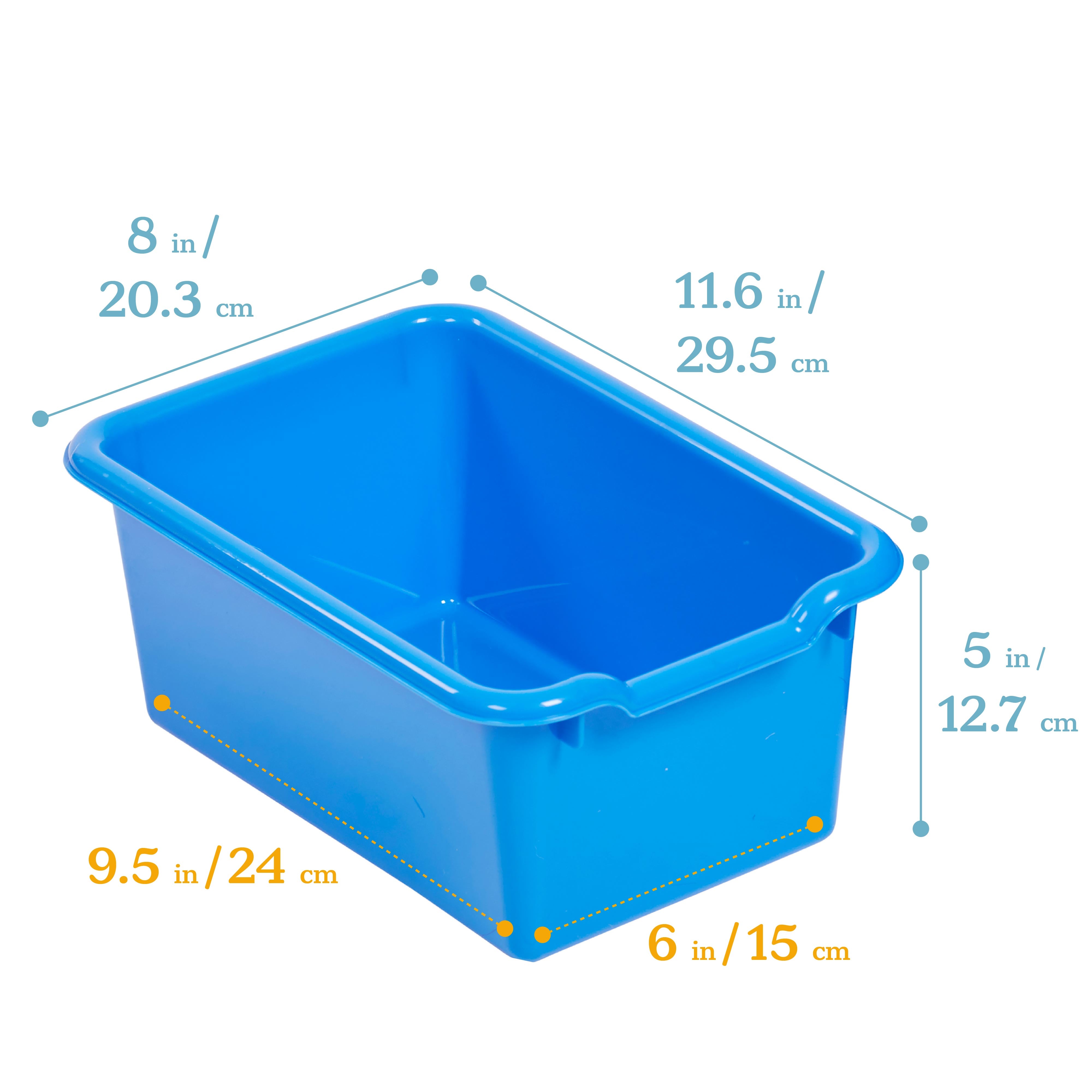 Scoop Front Storage Bins 20-Piece - Assorted