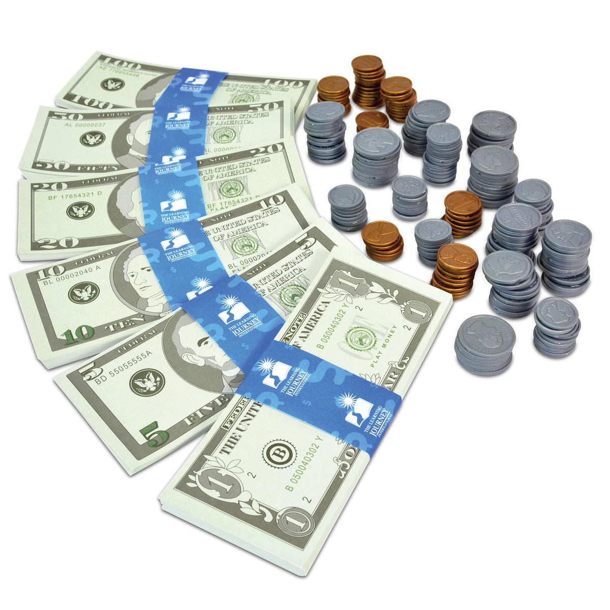 KIDS BANK PLAY MONEY SET USD