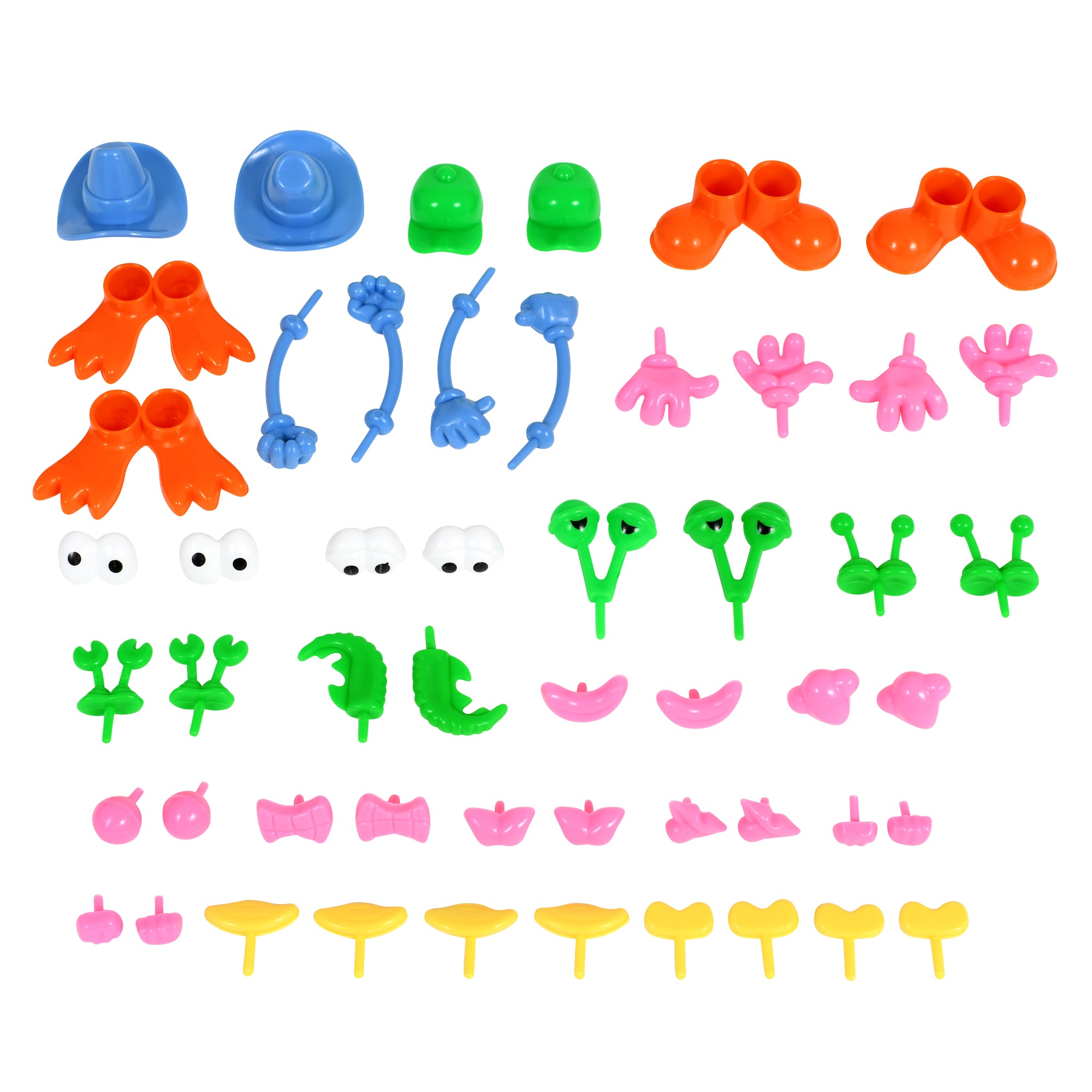 Dough Character Accessories, Set of 52