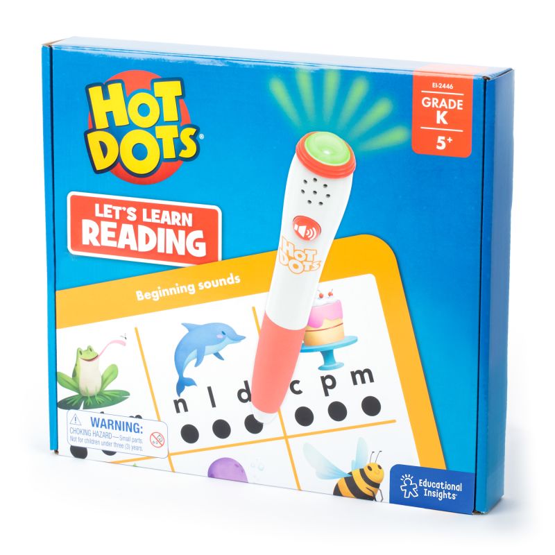 Hot Dots® Let's Learn Kindergarten Reading!